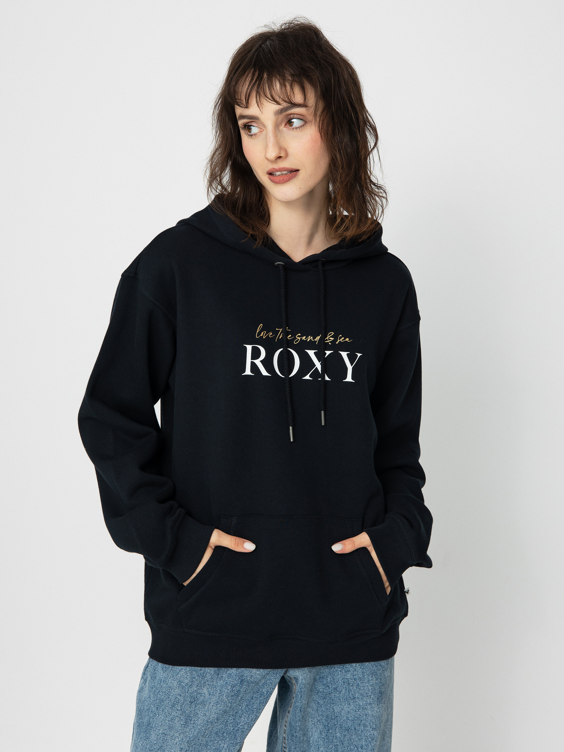 Bluza z kapturem Roxy Surf Stok HD Wmn (anthracite)