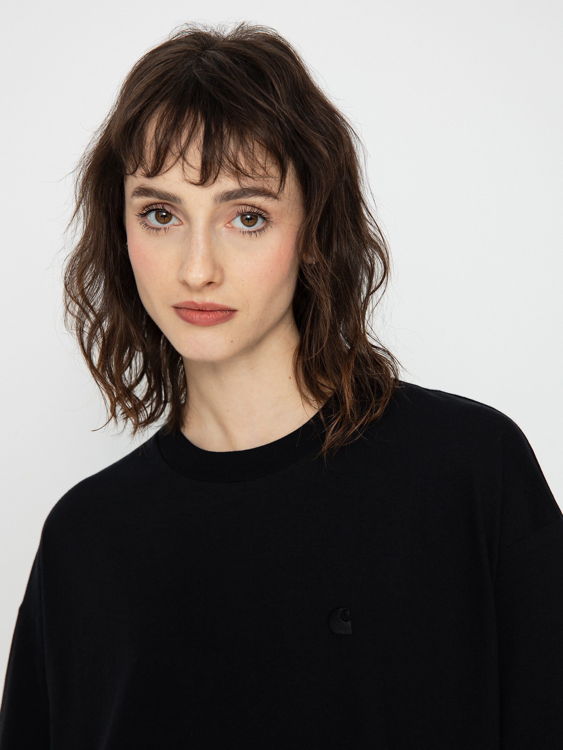 T-shirt Carhartt WIP Chester Wmn (black)