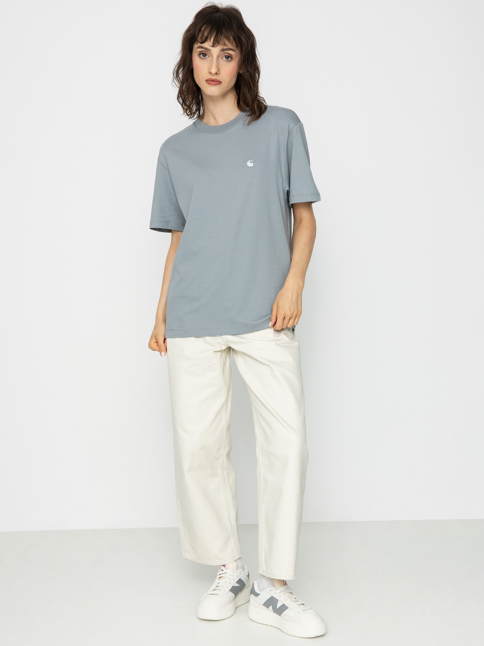 T-shirt Carhartt WIP Casey Wmn (mirror/silver)