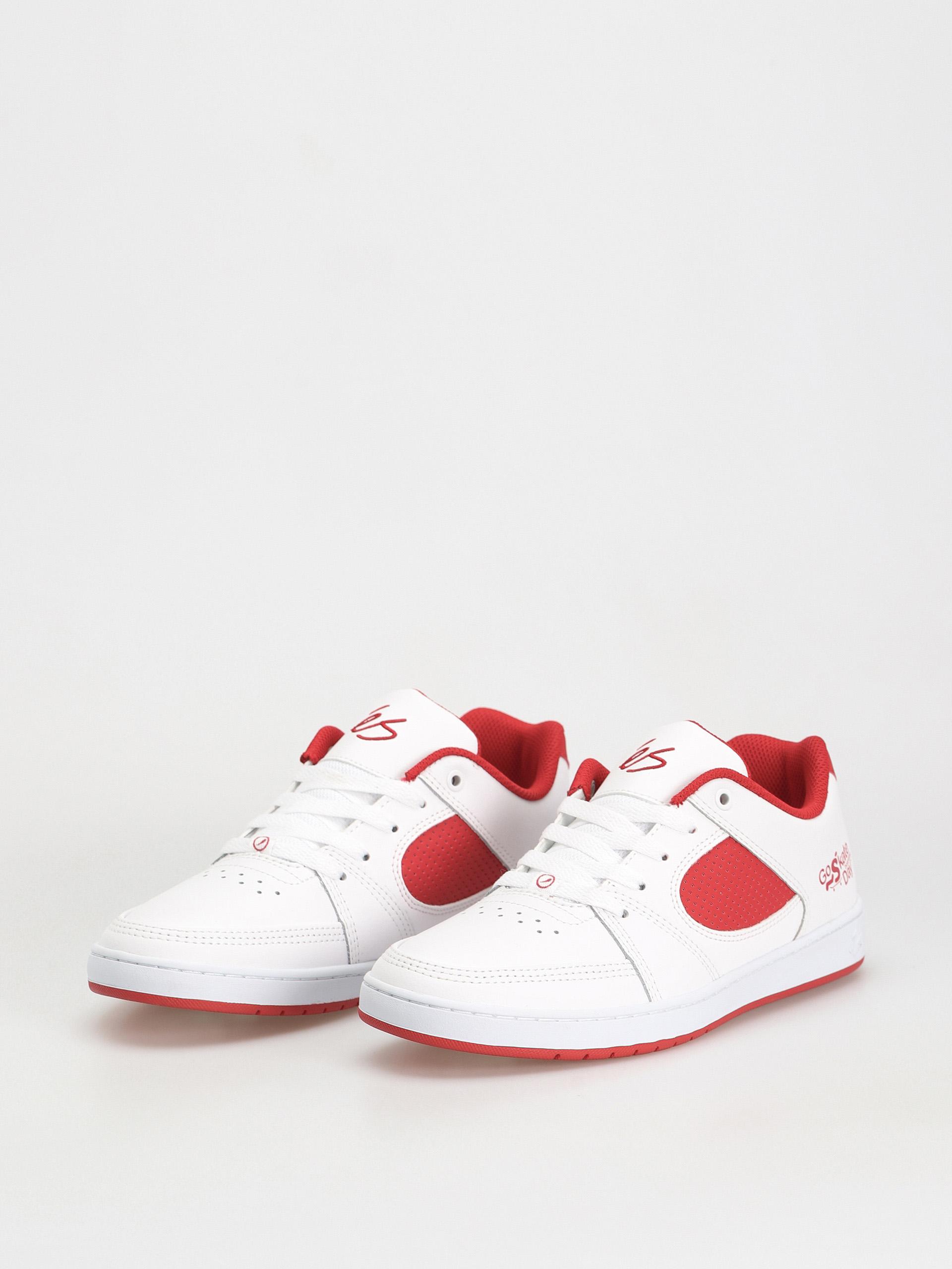 Buty eS Accel Slim X Go Skateboarding (white/red)