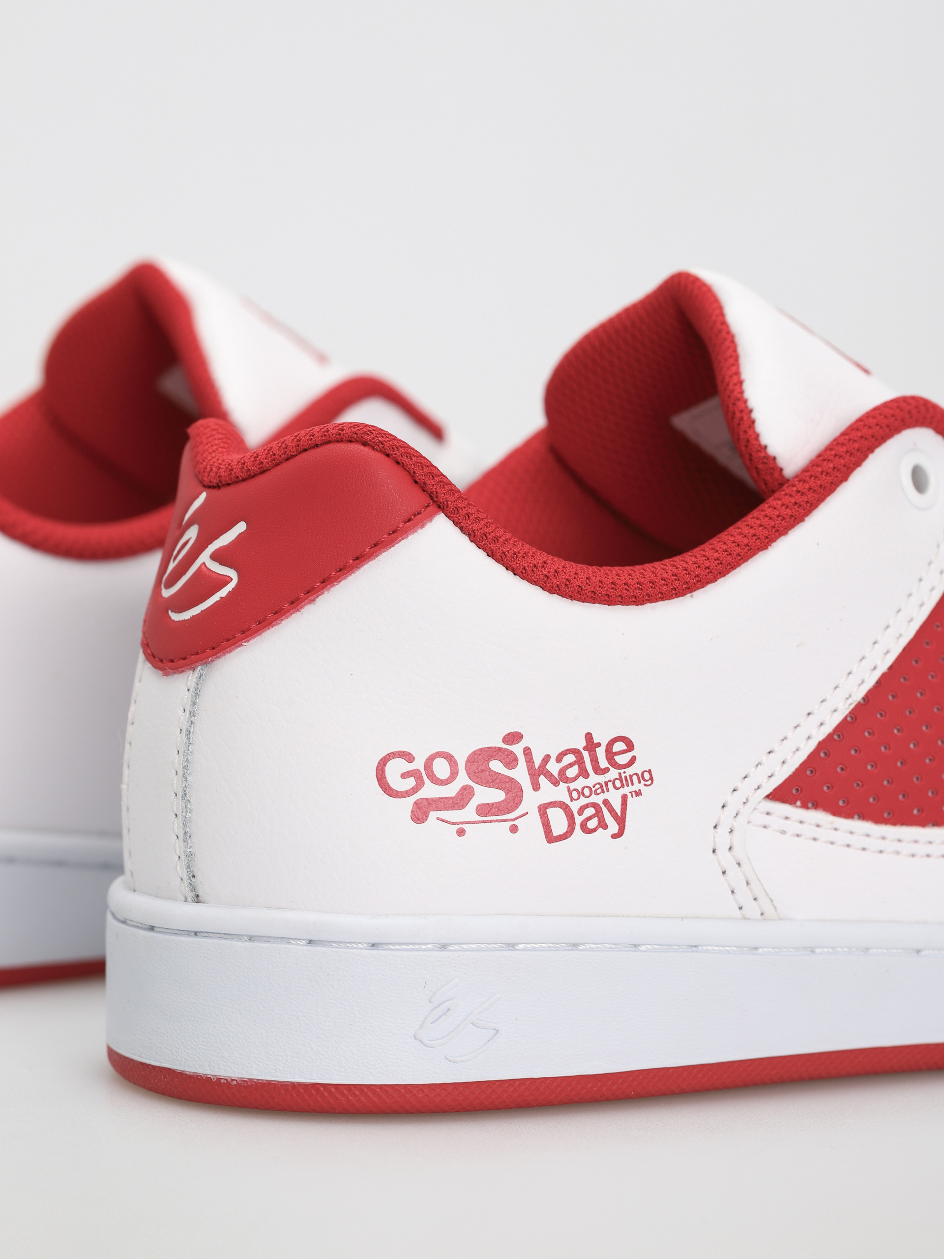 Buty eS Accel Slim X Go Skateboarding (white/red)