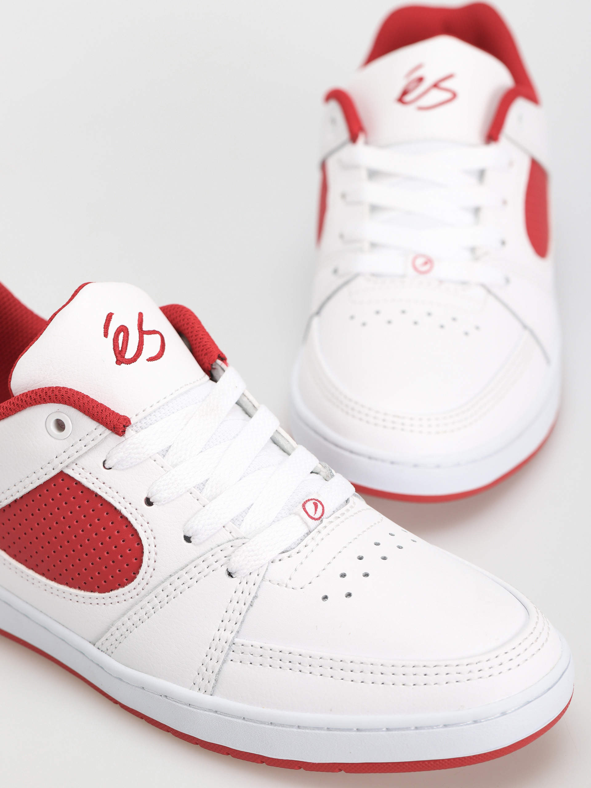 Buty eS Accel Slim X Go Skateboarding (white/red)