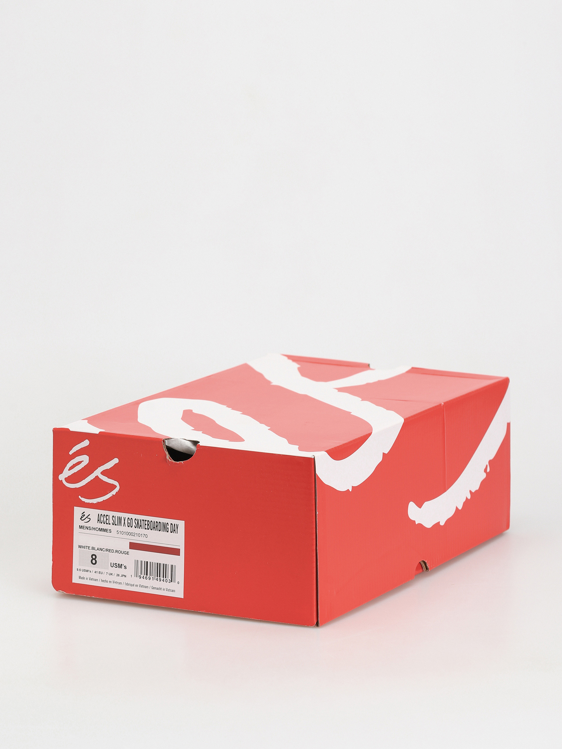 Buty eS Accel Slim X Go Skateboarding (white/red)
