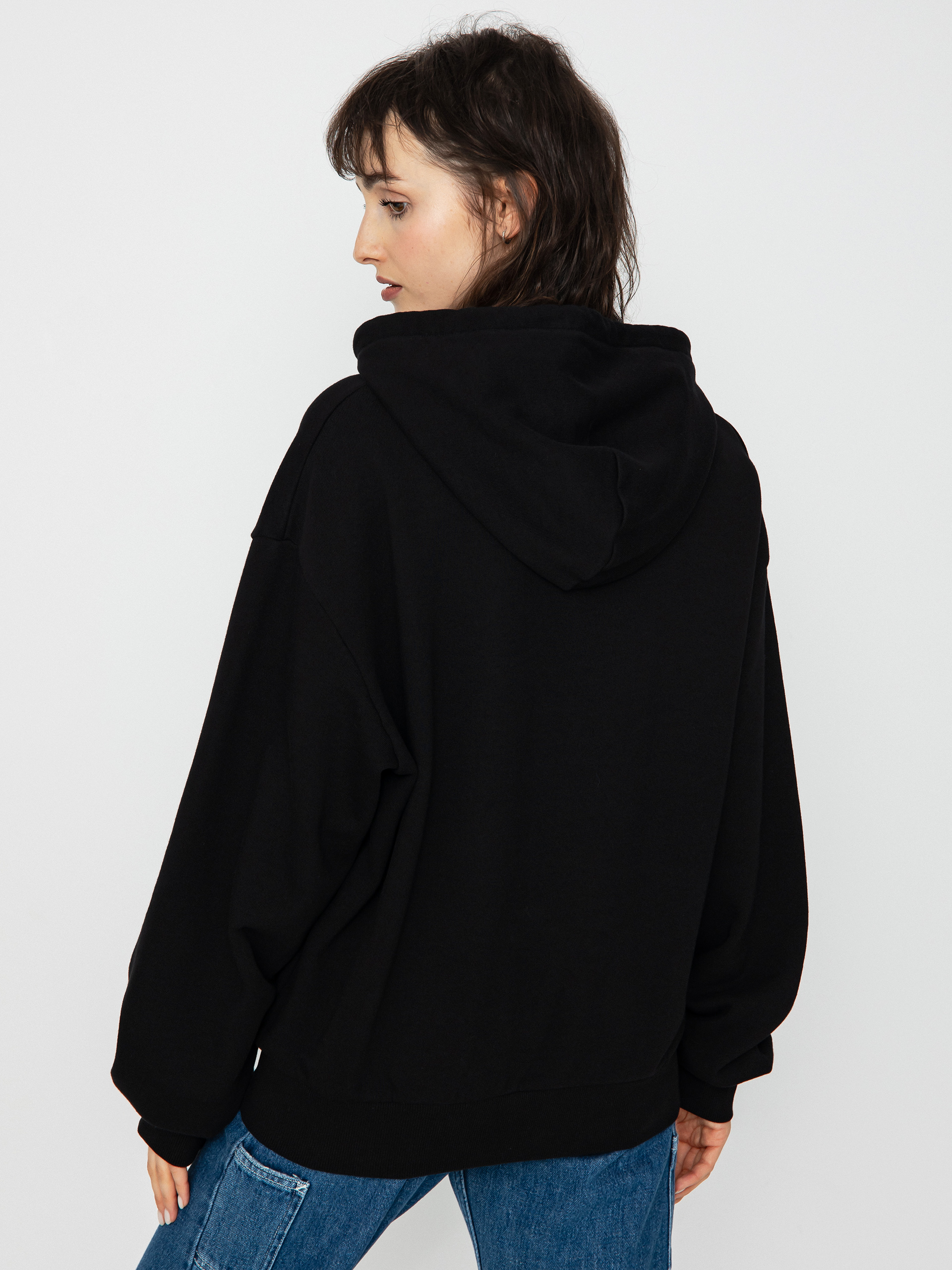 Bluza z kapturem Carhartt WIP Casey HD Wmn (black/silver)
