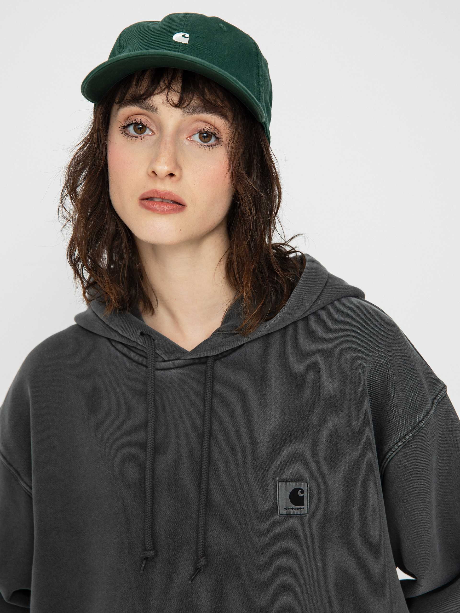 Bluza z kapturem Carhartt WIP Nelson HD Wmn (black)