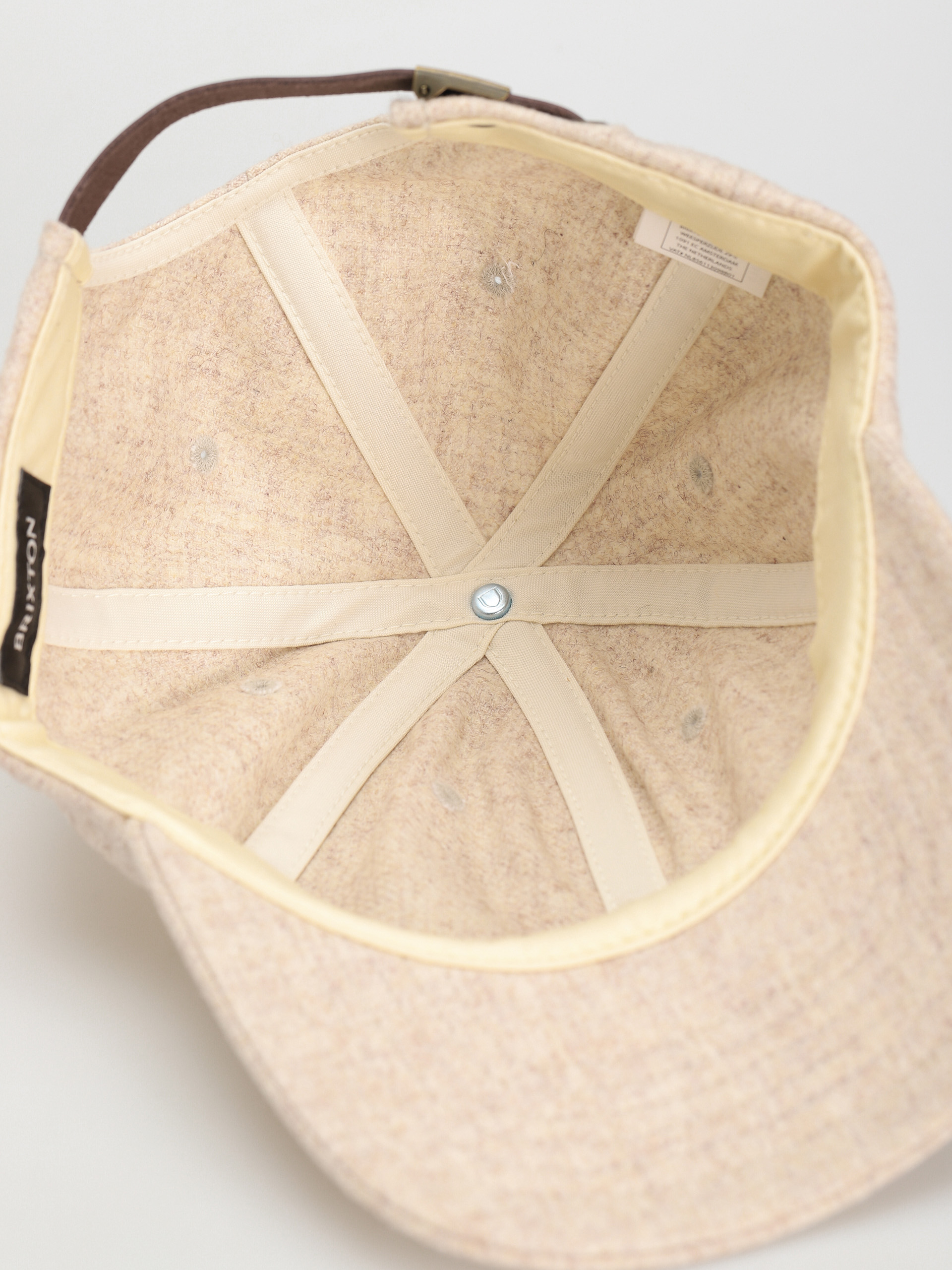 Czapka z daszkiem Brixton Stith Mp Adj (oatmeal/oatmeal)