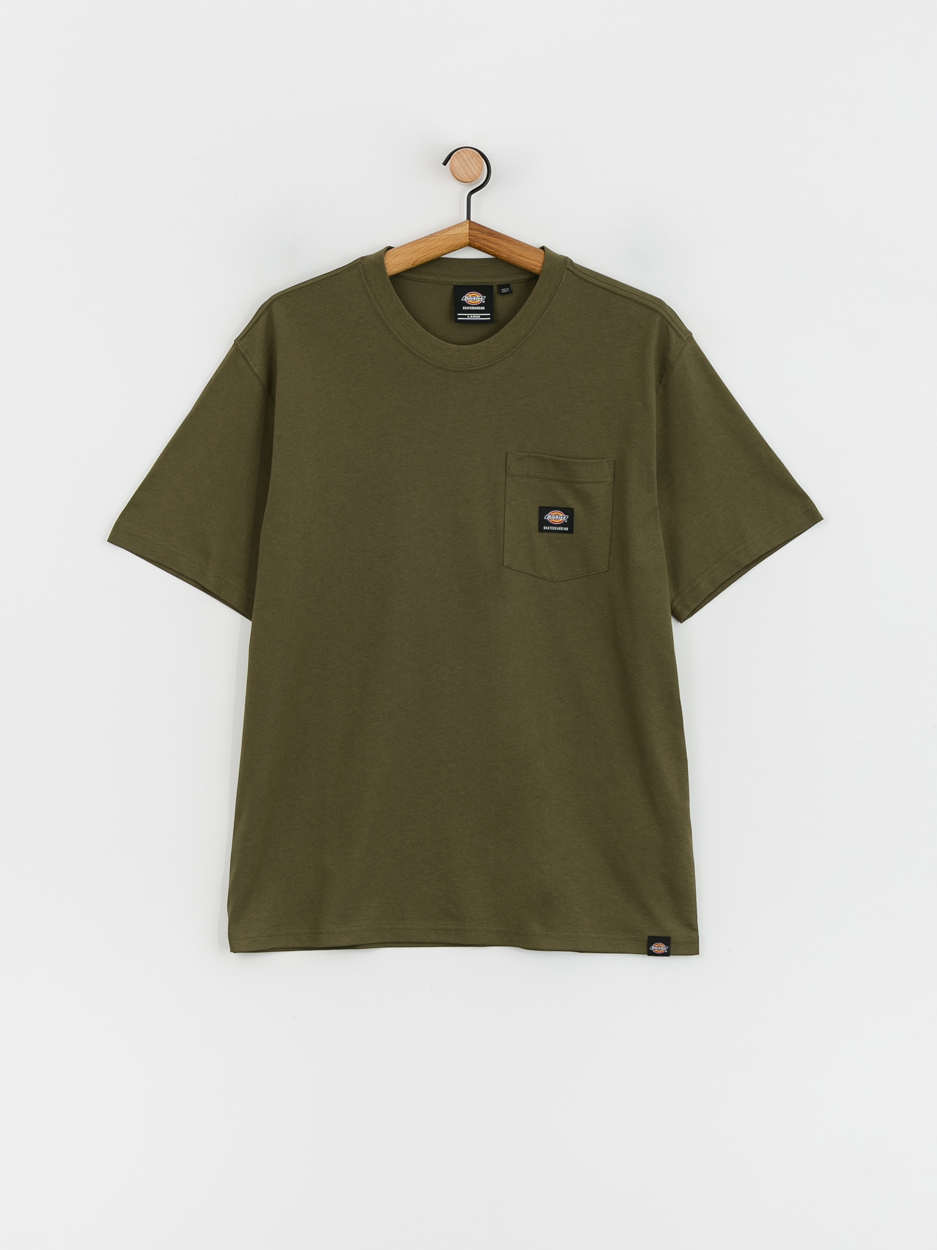 T-shirt Dickies Mount Vista Pocket (dark olive)
