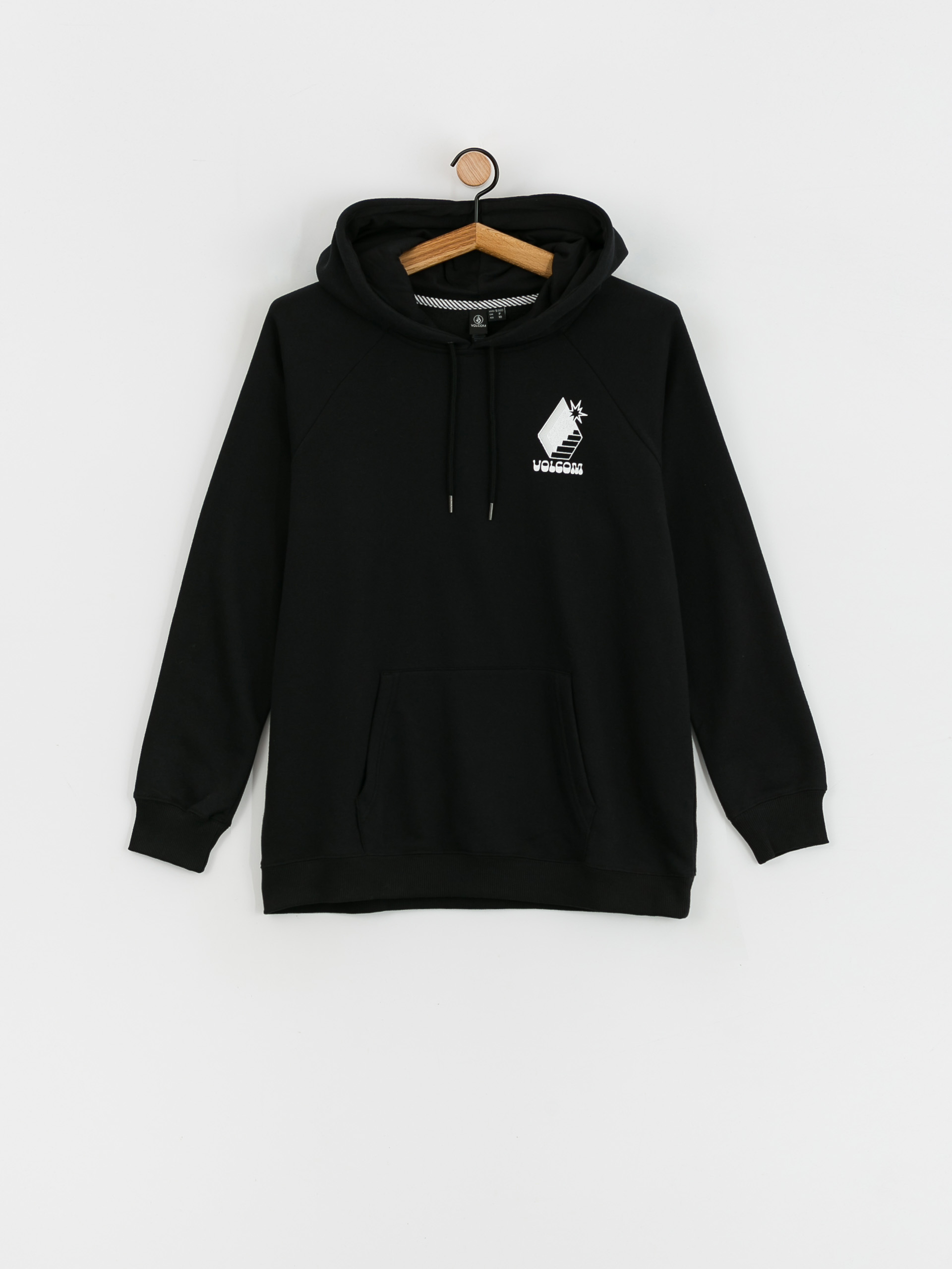 Bluza z kapturem Volcom Truly Stoked Bf HD Wmn (black)