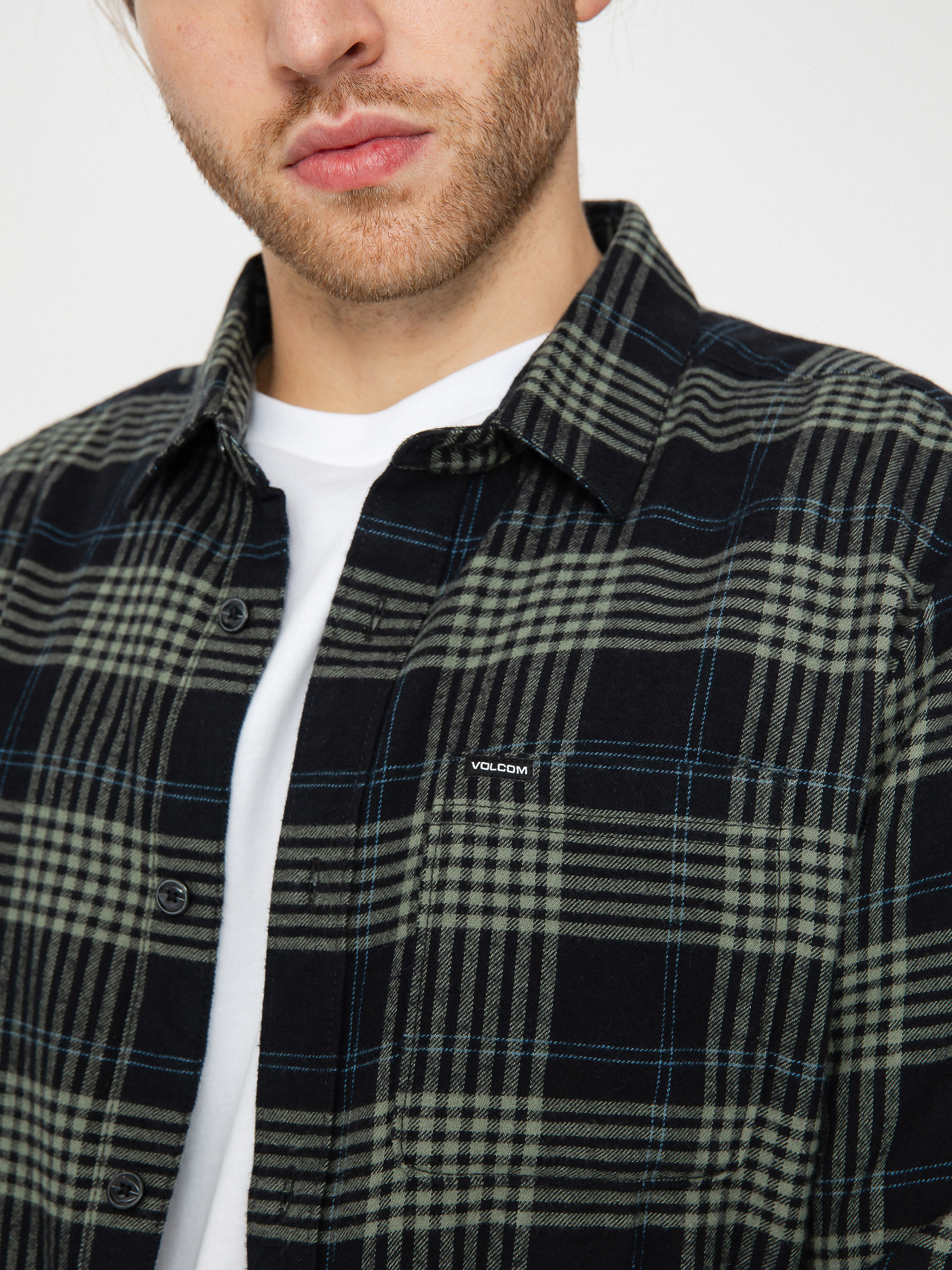 Koszula Volcom Caden Plaid Ls (black)