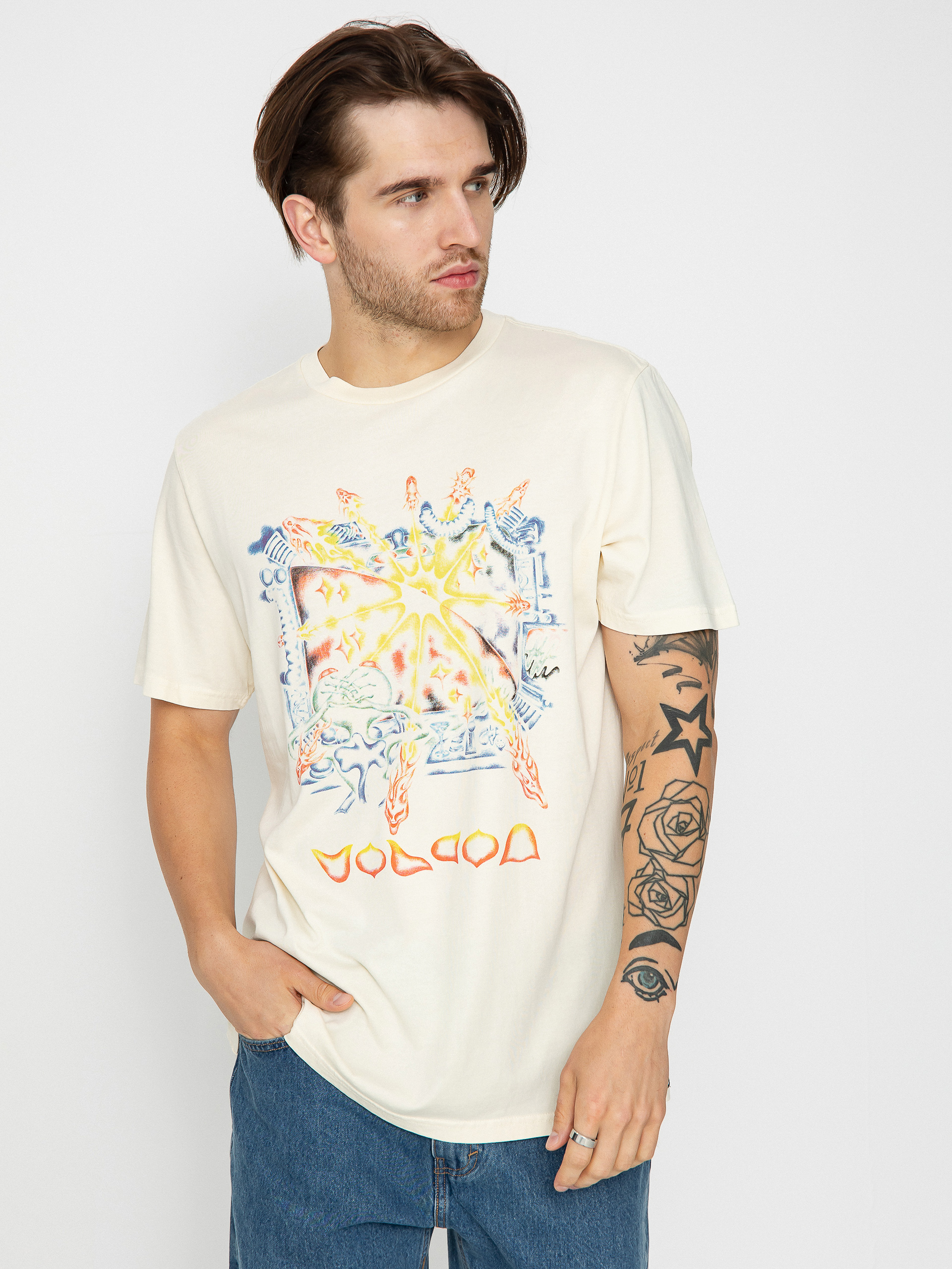 T-shirt Volcom Fa Sai Ryser (off white)
