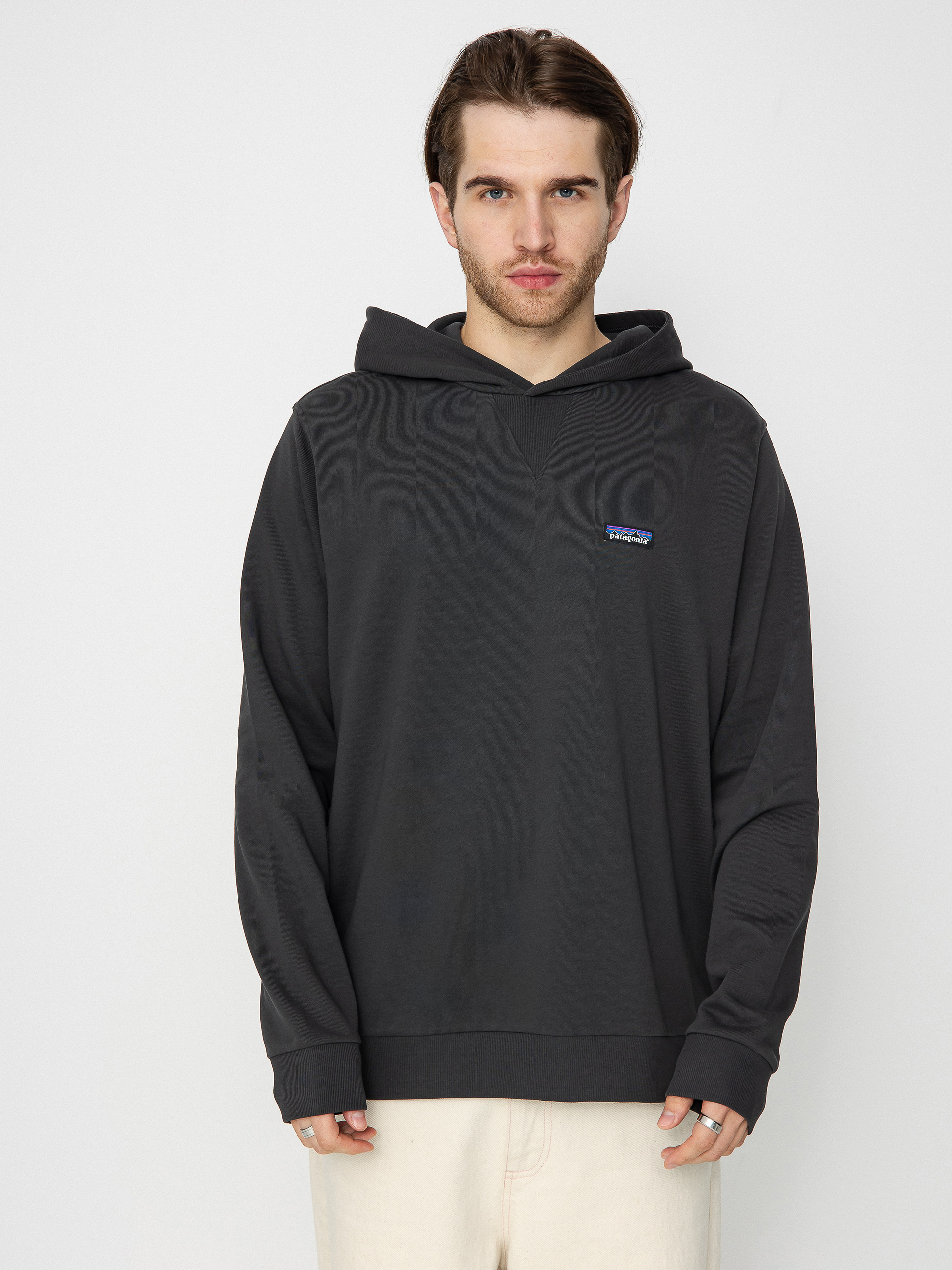 Bluza z kapturem Patagonia Regenerative Organic Certified Cotton HD (ink black)