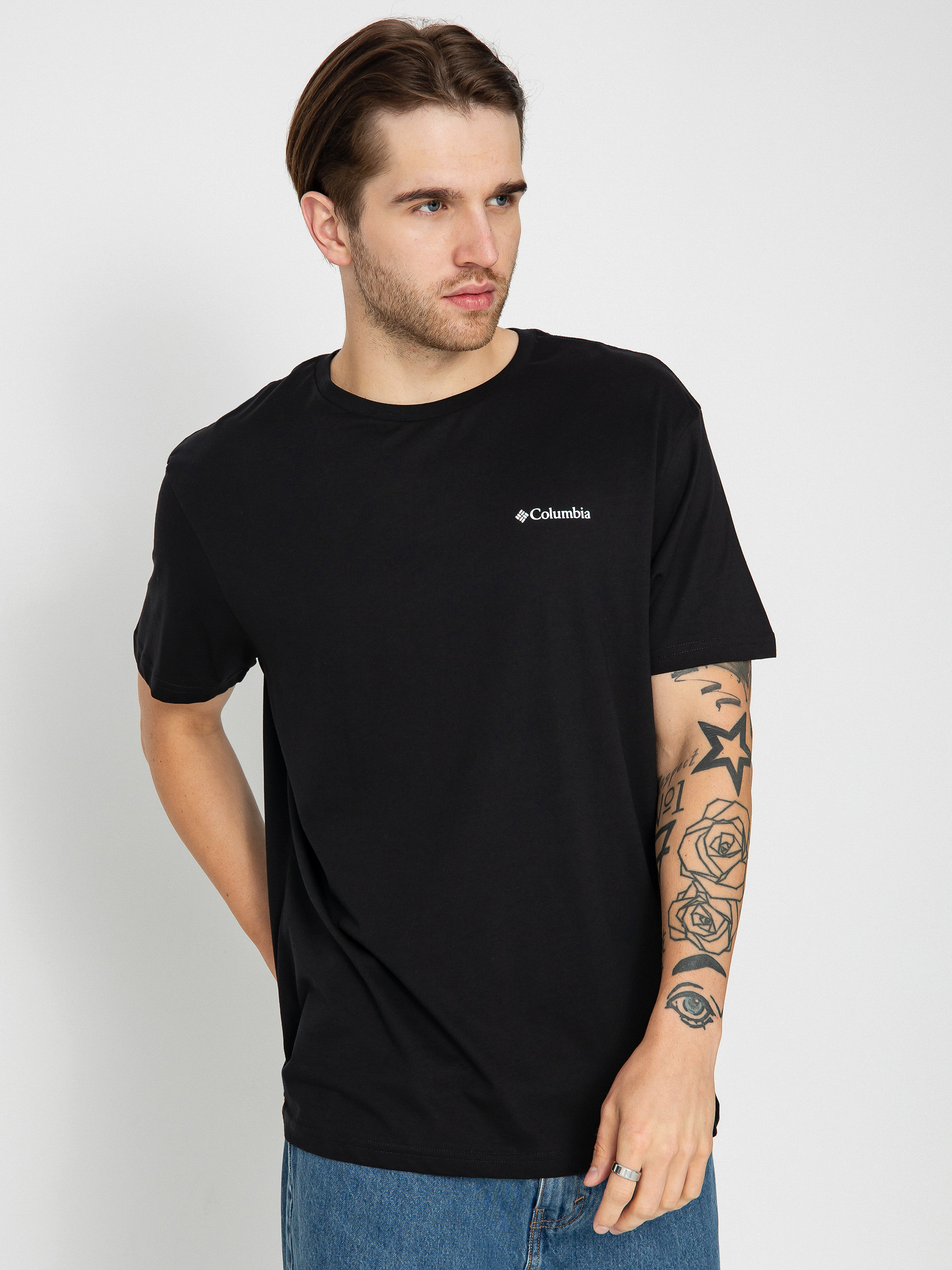 ★★Columbia★★ BS NY SLEEVELESS TSHIRTS SLATE BLACK CIW2UT T-shirt Columbia Basic Logo - czarny (black/lc csc/branded