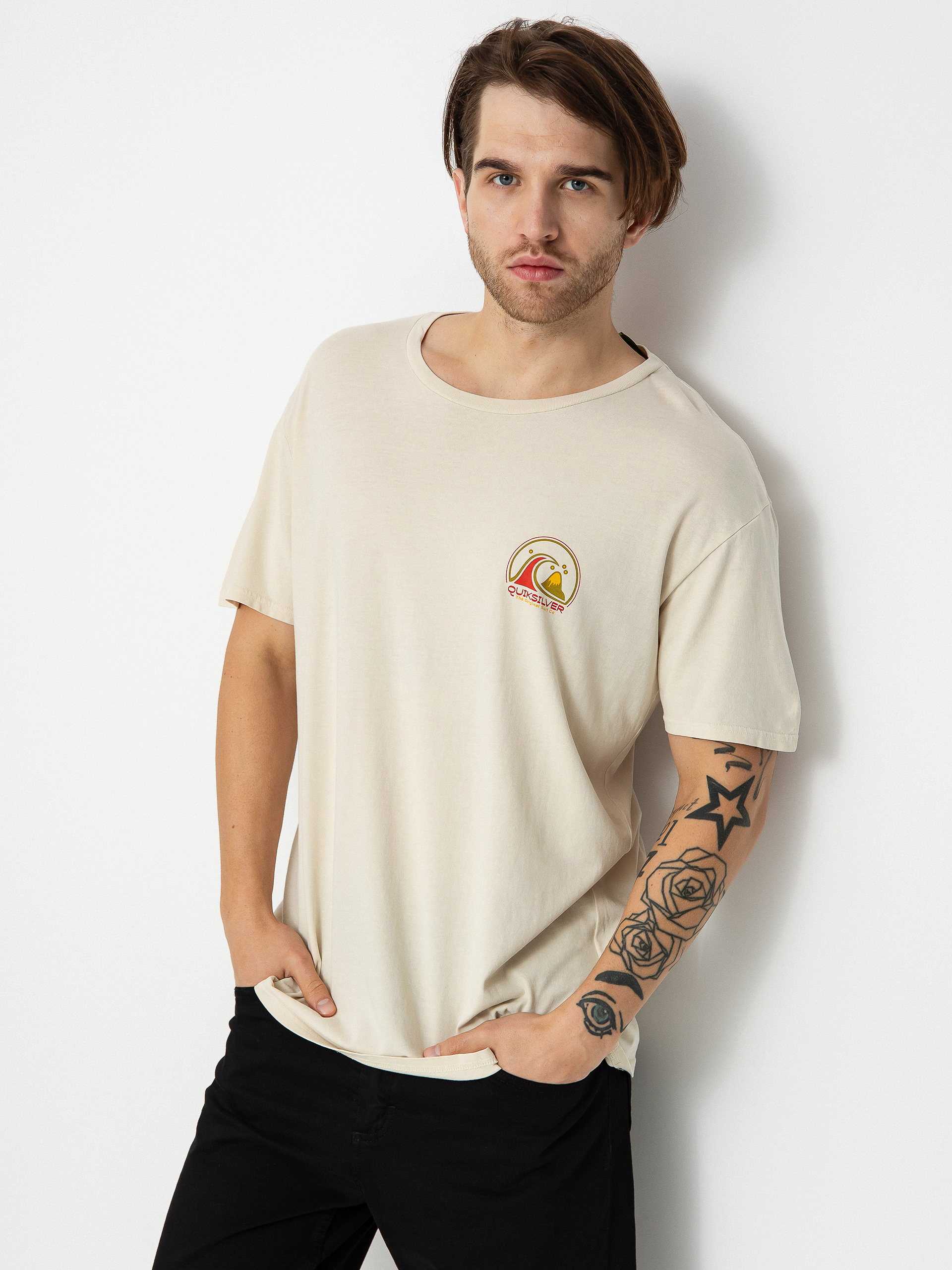 T-shirt Quiksilver Clean Circle (birch)