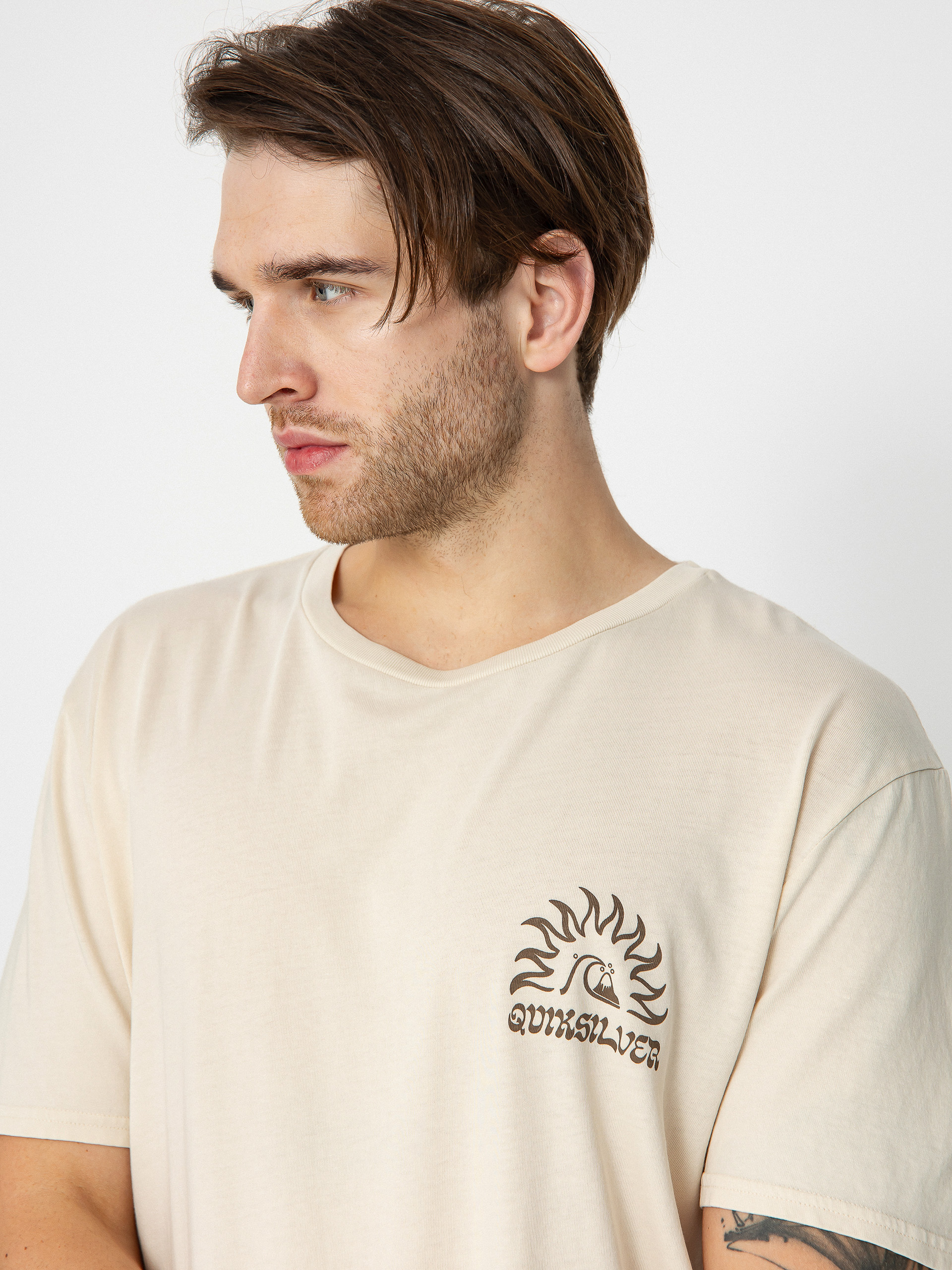 T-shirt Quiksilver Earthy Type (birch)