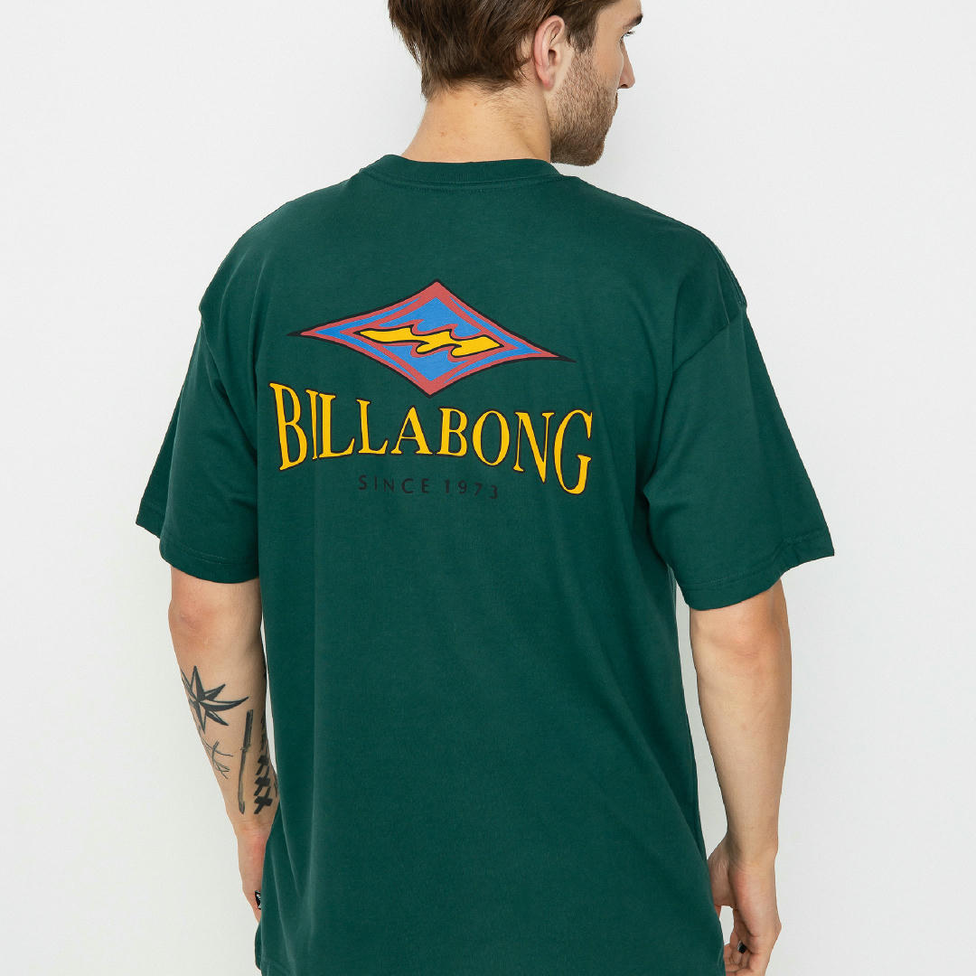 Billabong Serpientes T Shirt in Green for Men