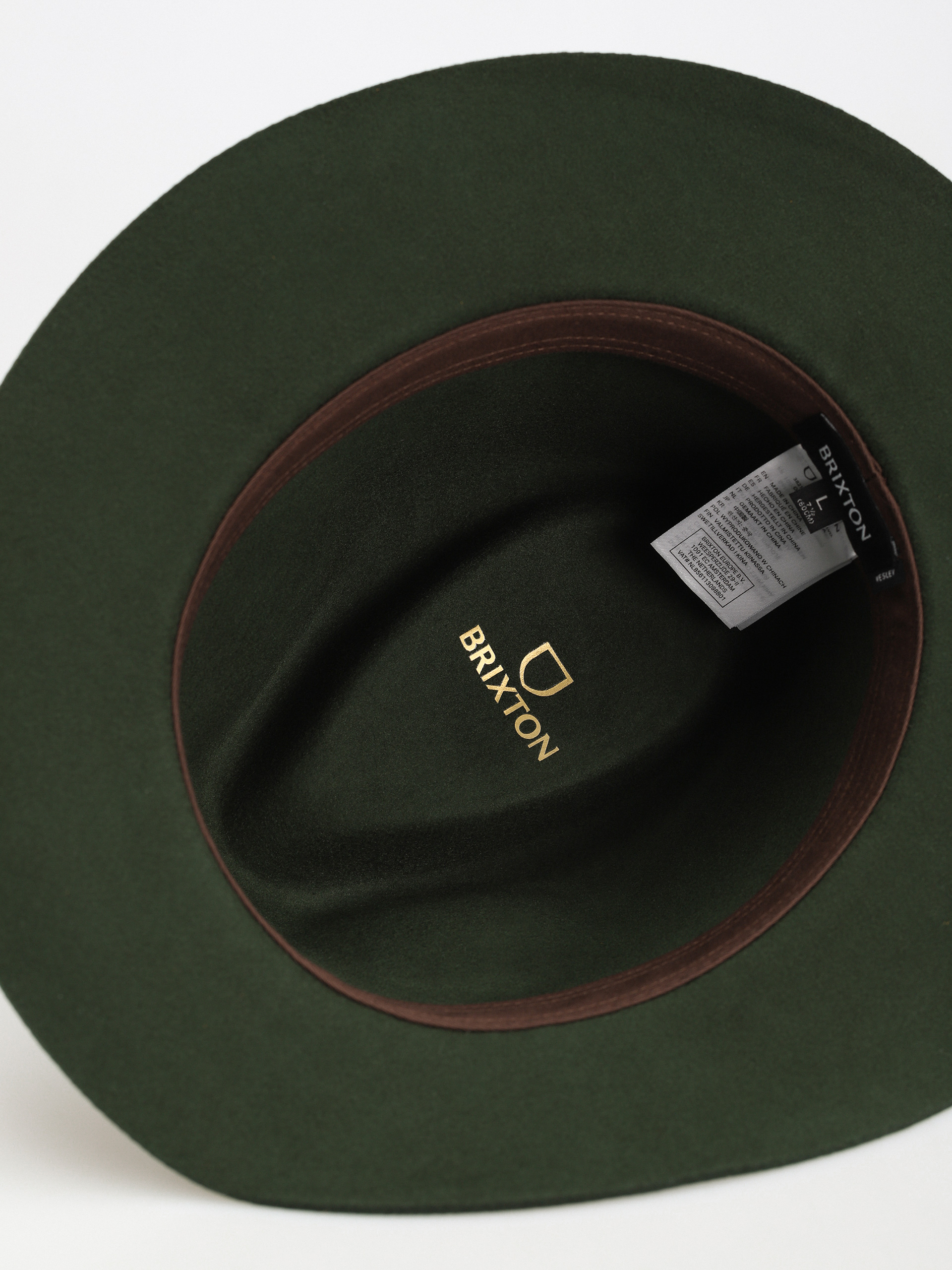 Kapelusz Brixton Wesley Fedora (moss)
