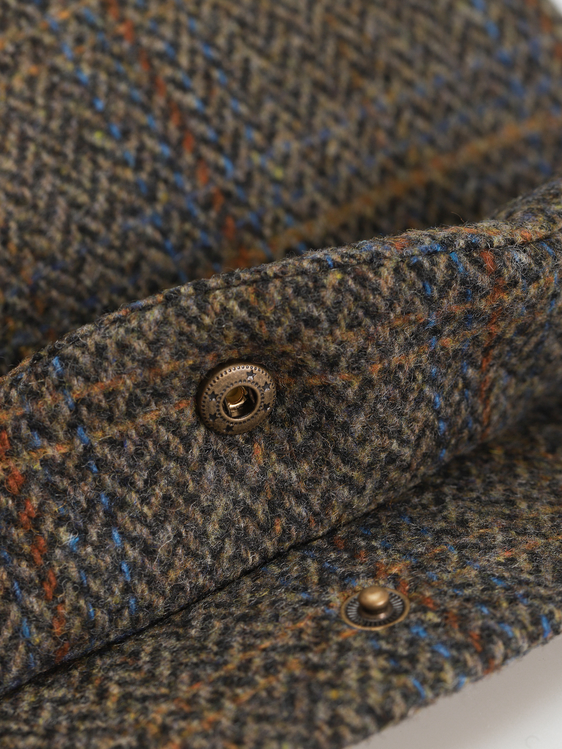 Kaszkiet Brixton Hooligan Snap Cap (washed black/desert palm)