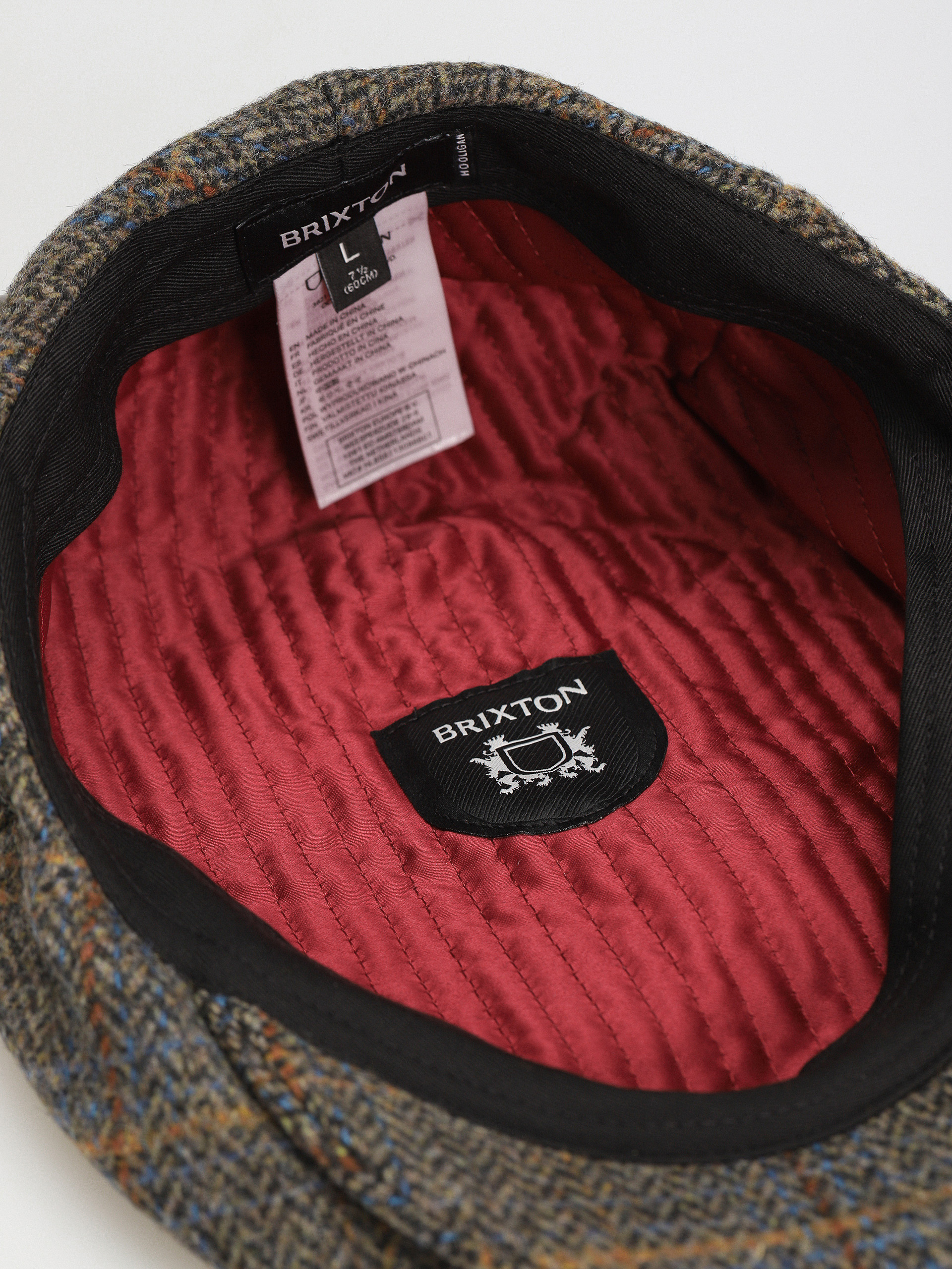 Kaszkiet Brixton Hooligan Snap Cap (washed black/desert palm)