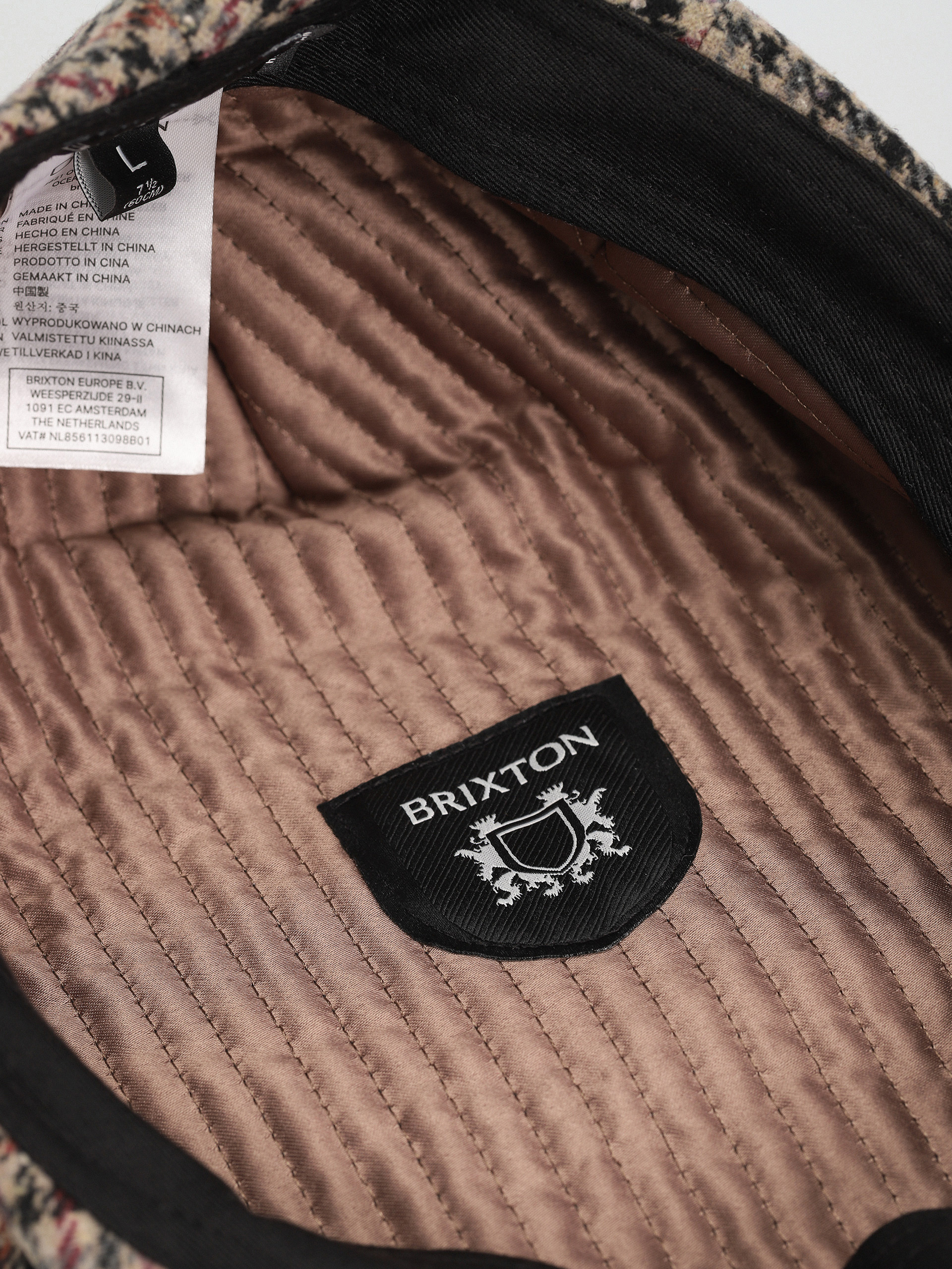 Kaszkiet Brixton Hooligan Snap Cap (sand/black/crushed violet)