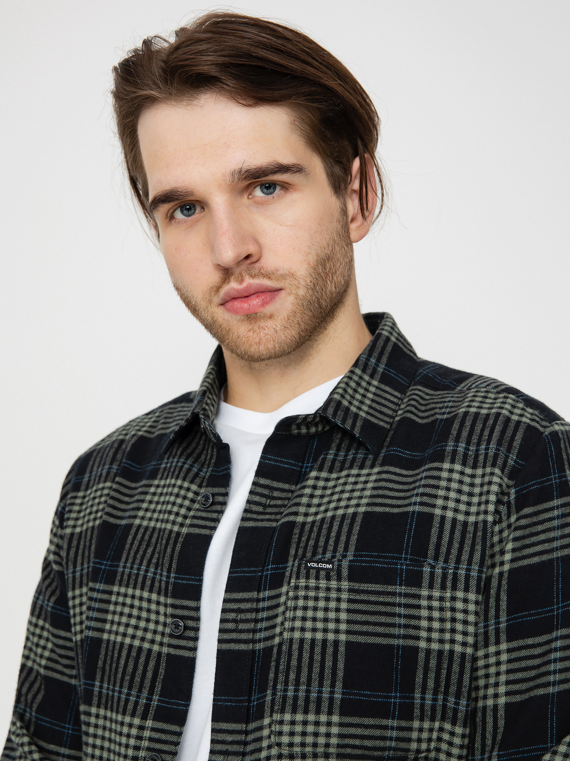 Koszula Volcom Caden Plaid Ls (black)