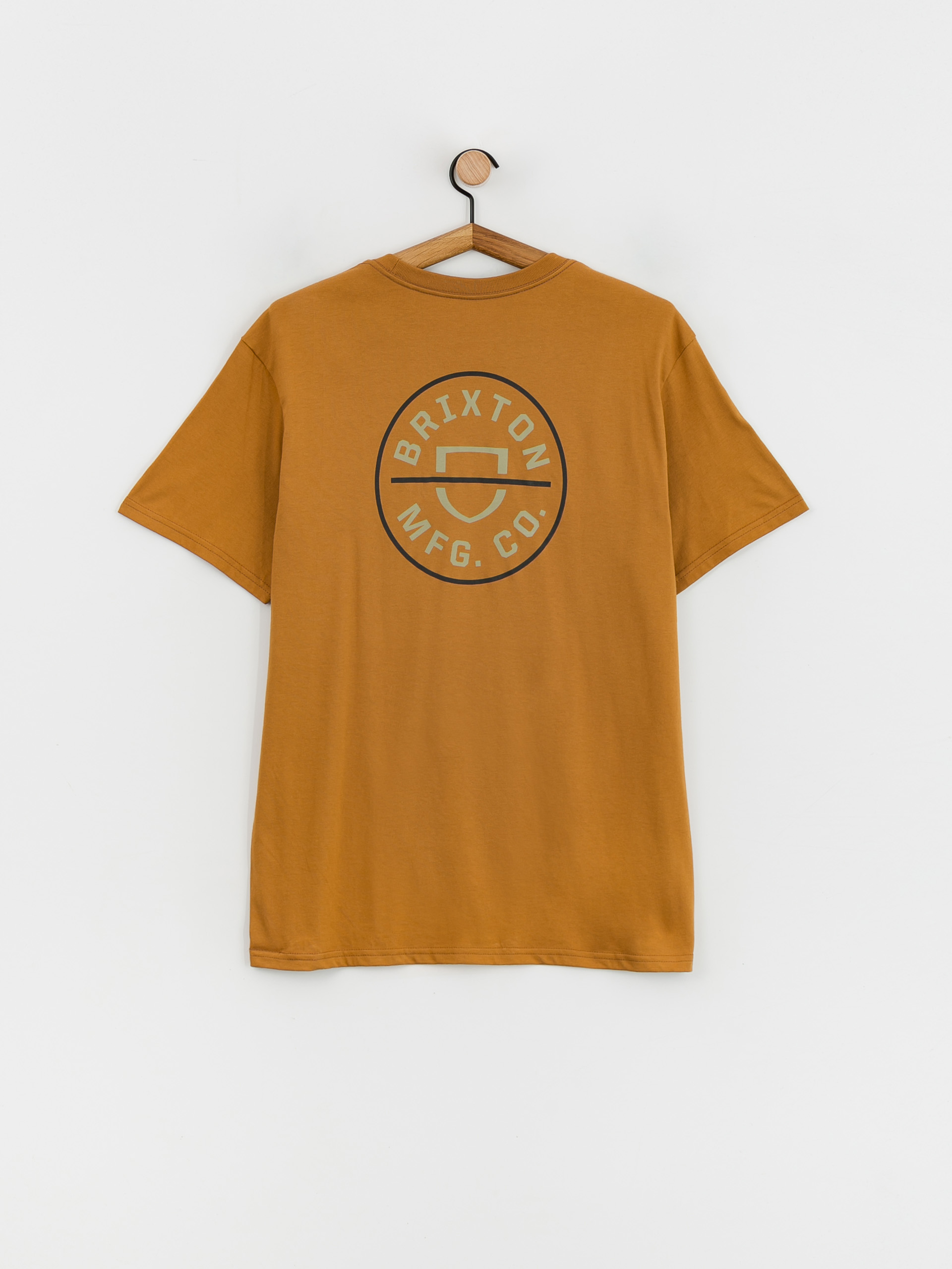 T-shirt Brixton Crest II Stt (golden brown/sand/ombre blue)