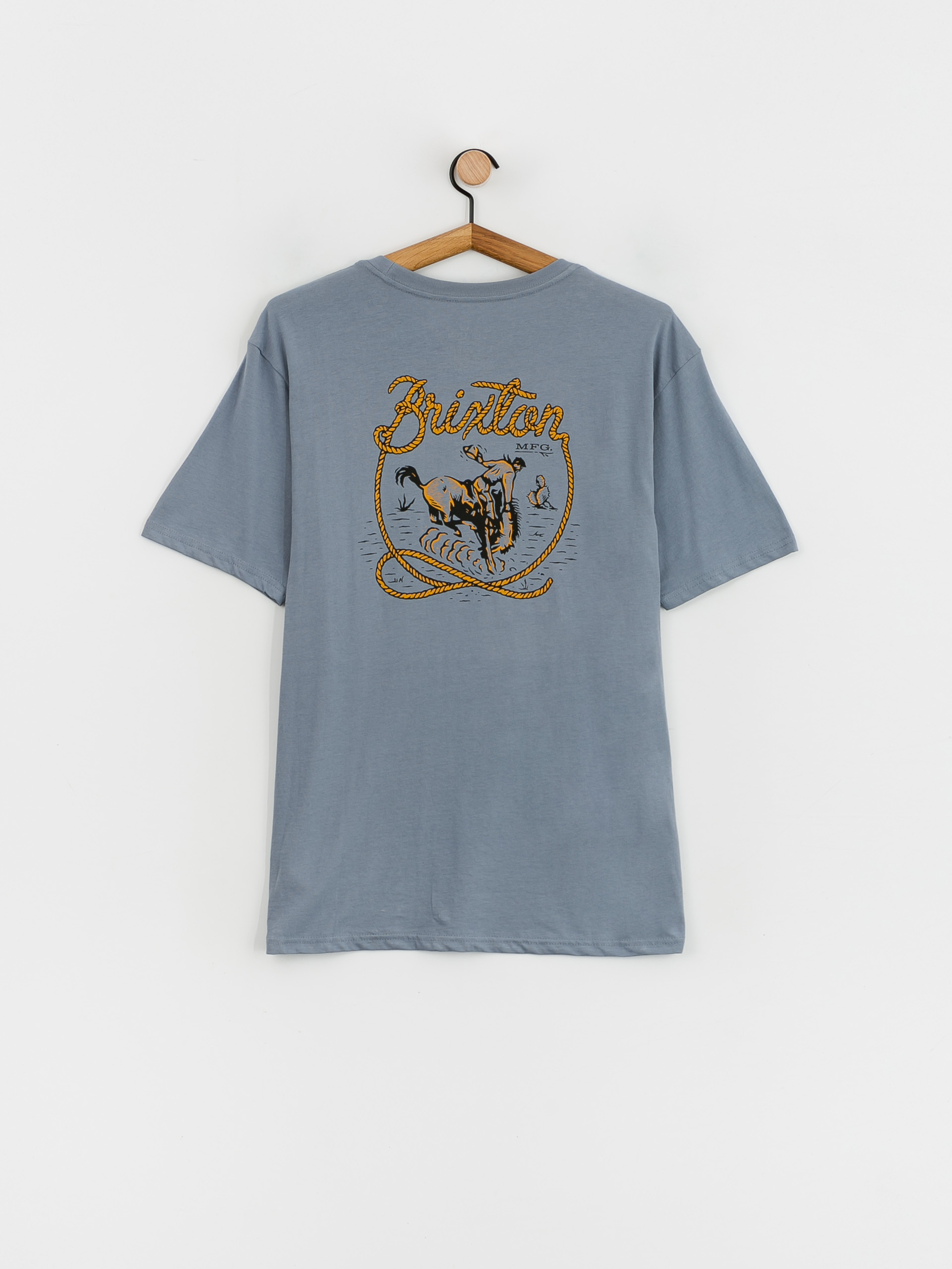 T-shirt Brixton Omaha Tlrt (flint blue)