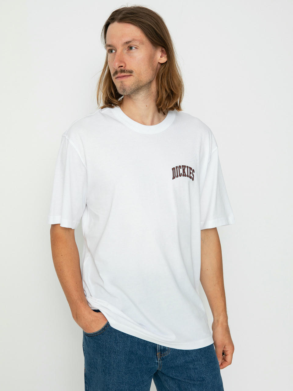 T-shirt Dickies Aitkin Chest (white/fired)