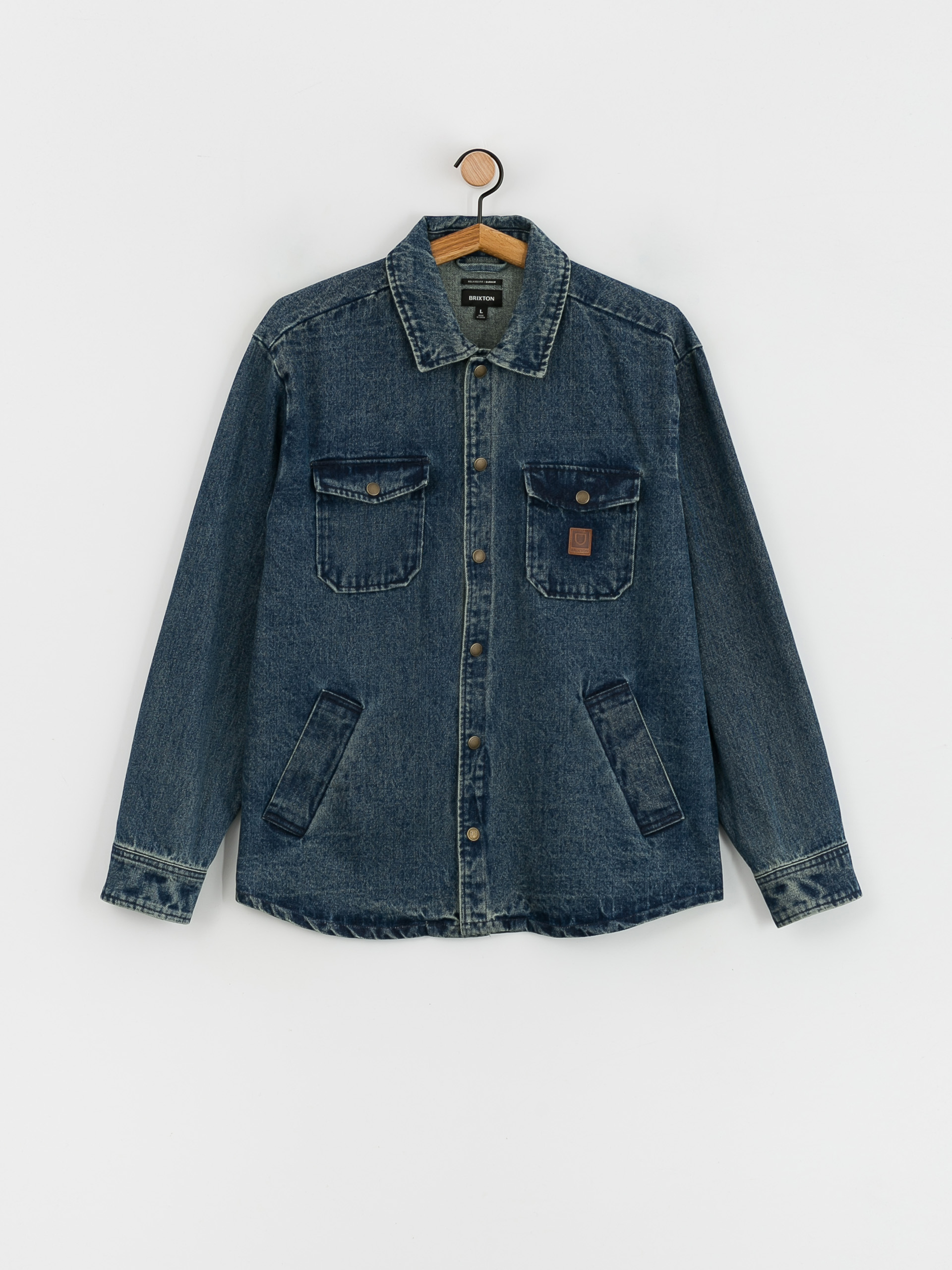 Kurtka Brixton Durham (medium wash indigo)
