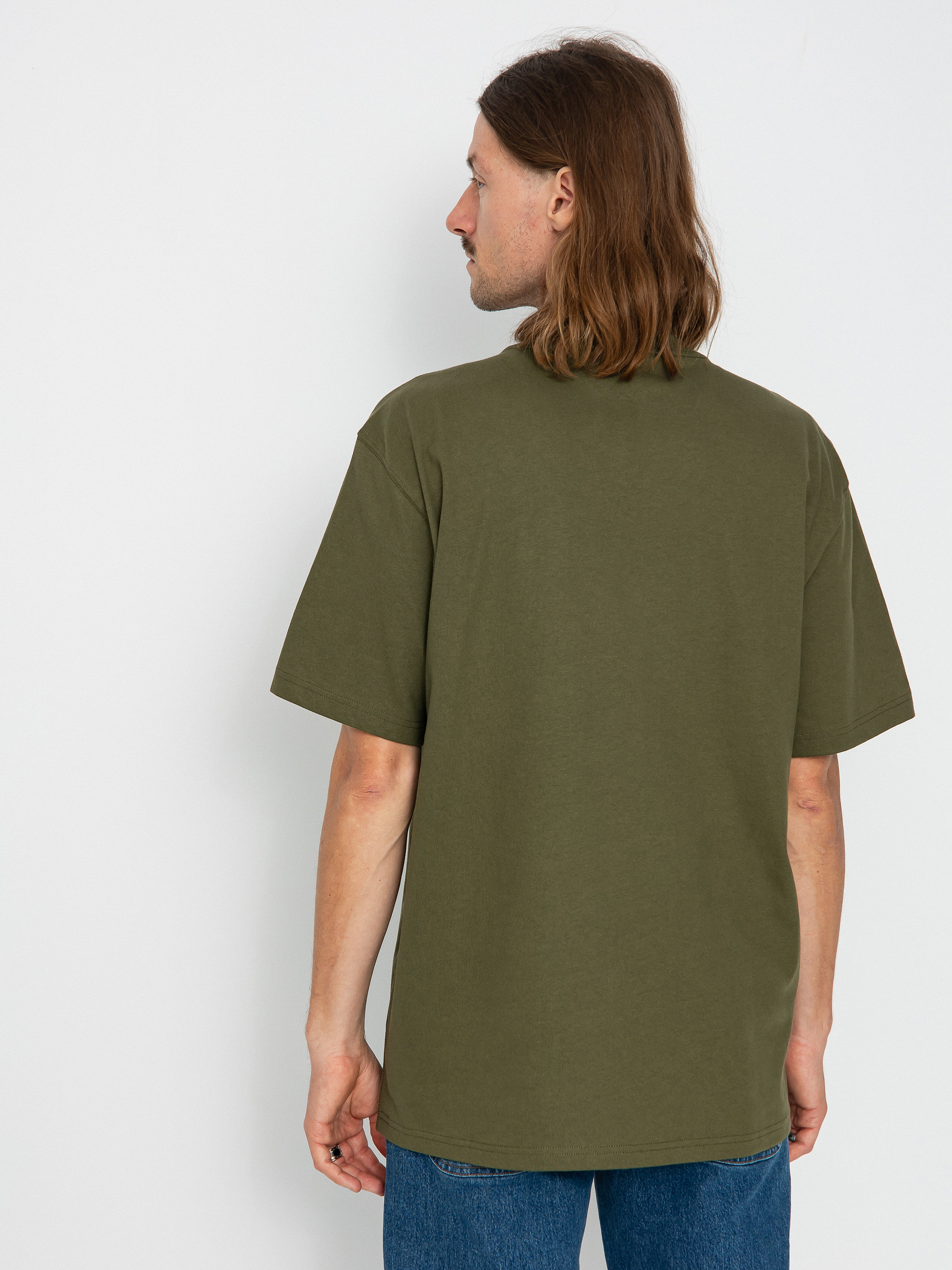 T-shirt Dickies Mount Vista Pocket (dark olive)