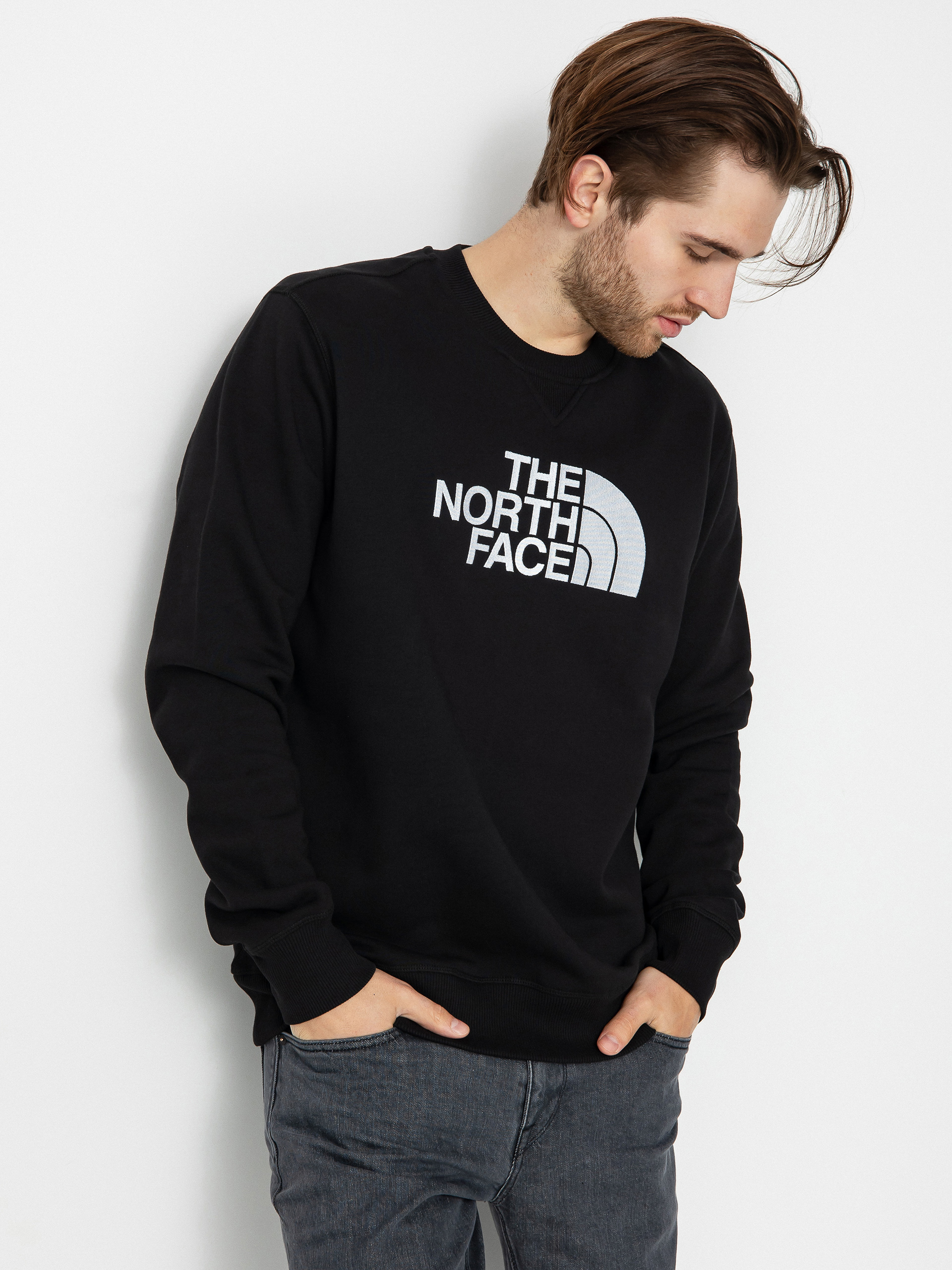 Bluza The North Face Drew Peak Crew (tnf black/tnf white)