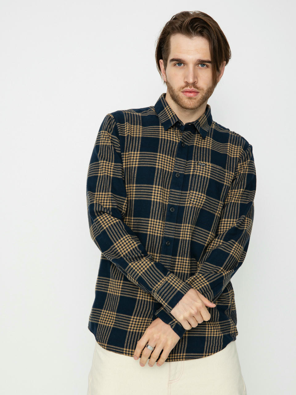 Koszula Volcom Caden Plaid Ls (navy)