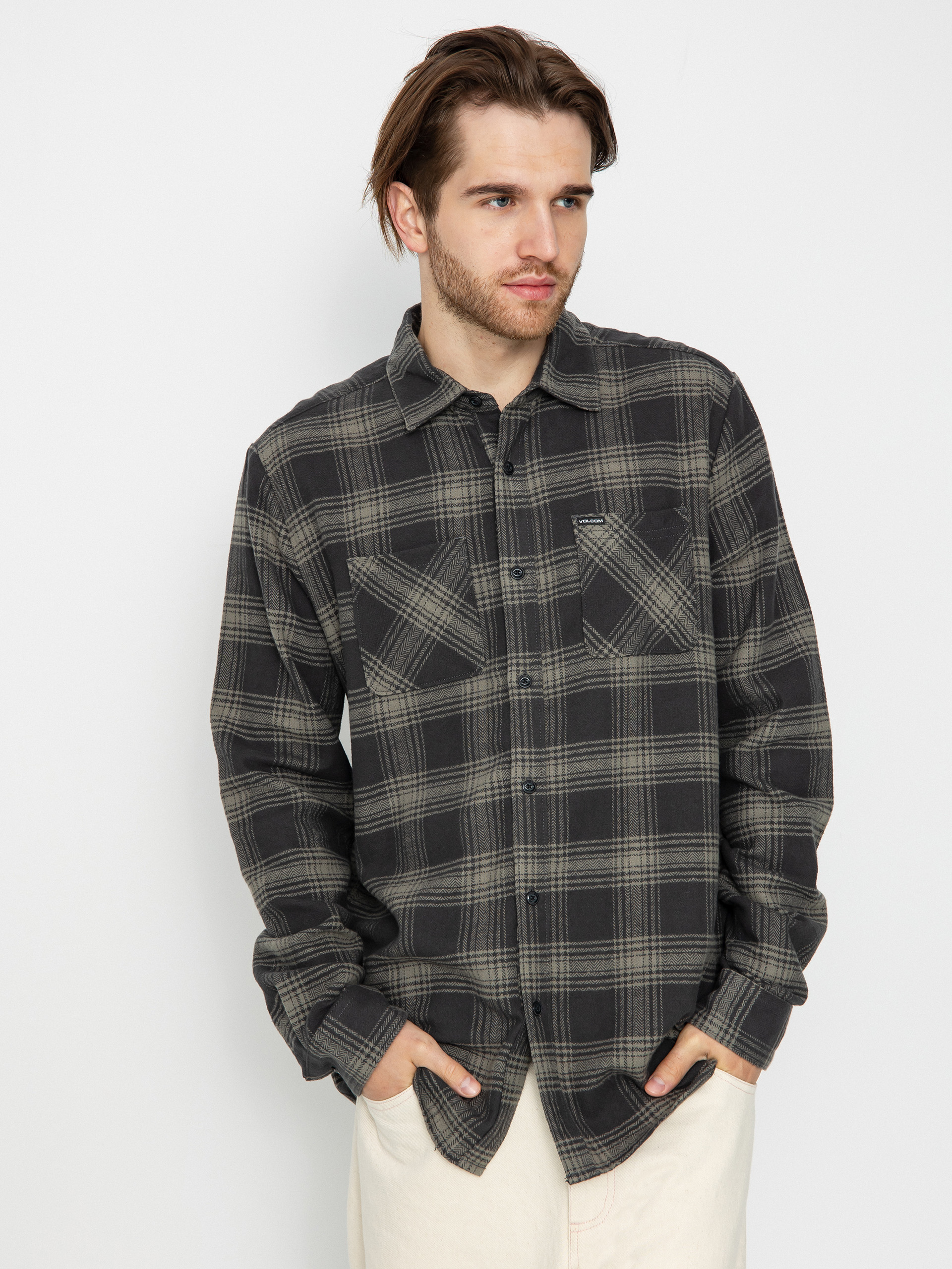 Koszula Volcom Tone Stone Ls (stealth)