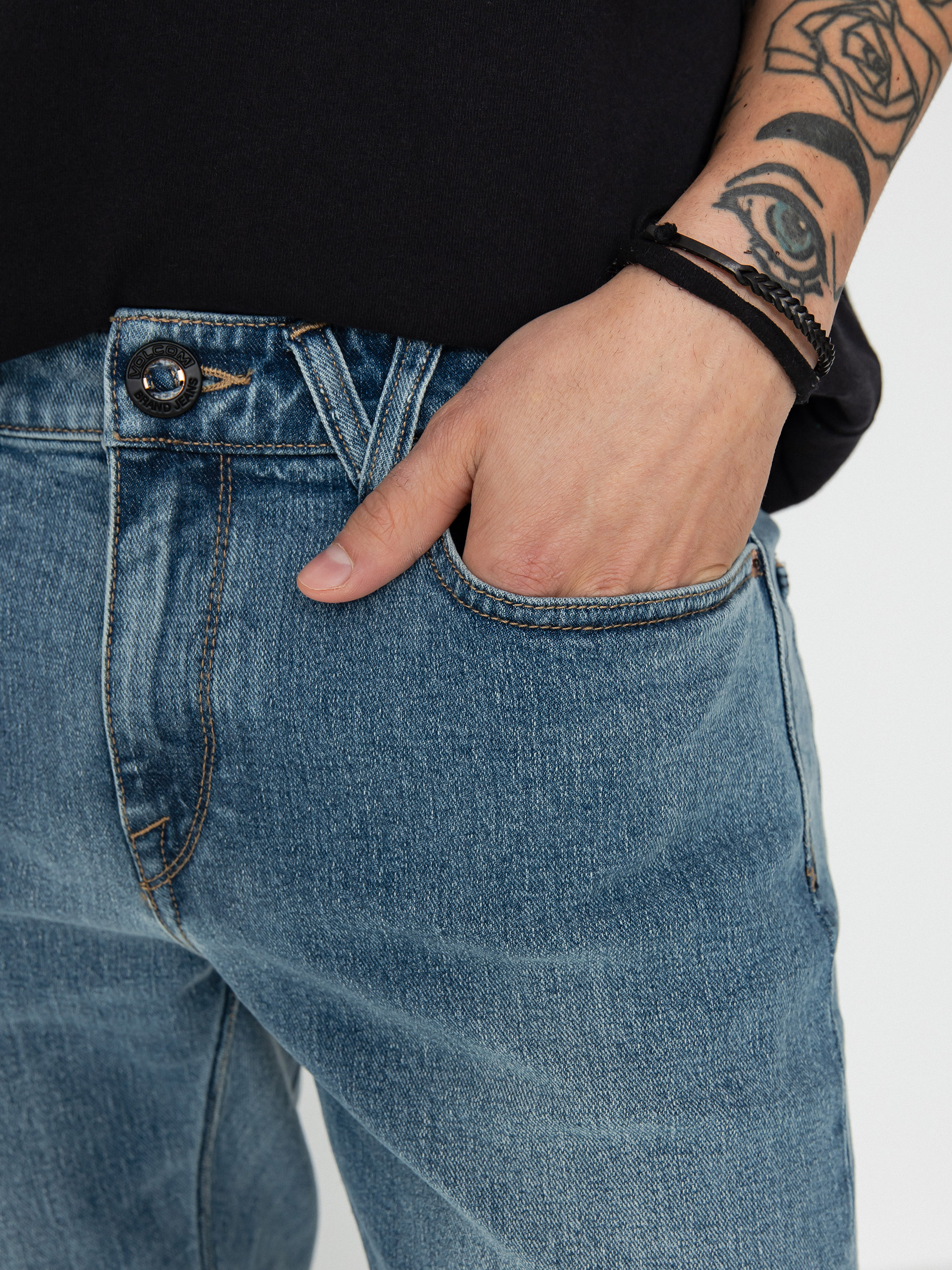 Spodnie Volcom Solver Denim (old town indigo)