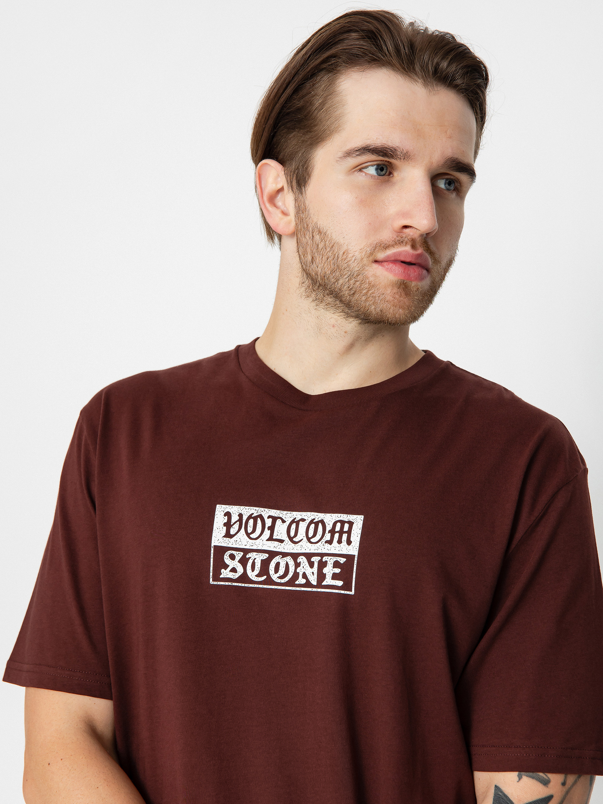 T-shirt Volcom Globstok Bsc (bitter chocolate)