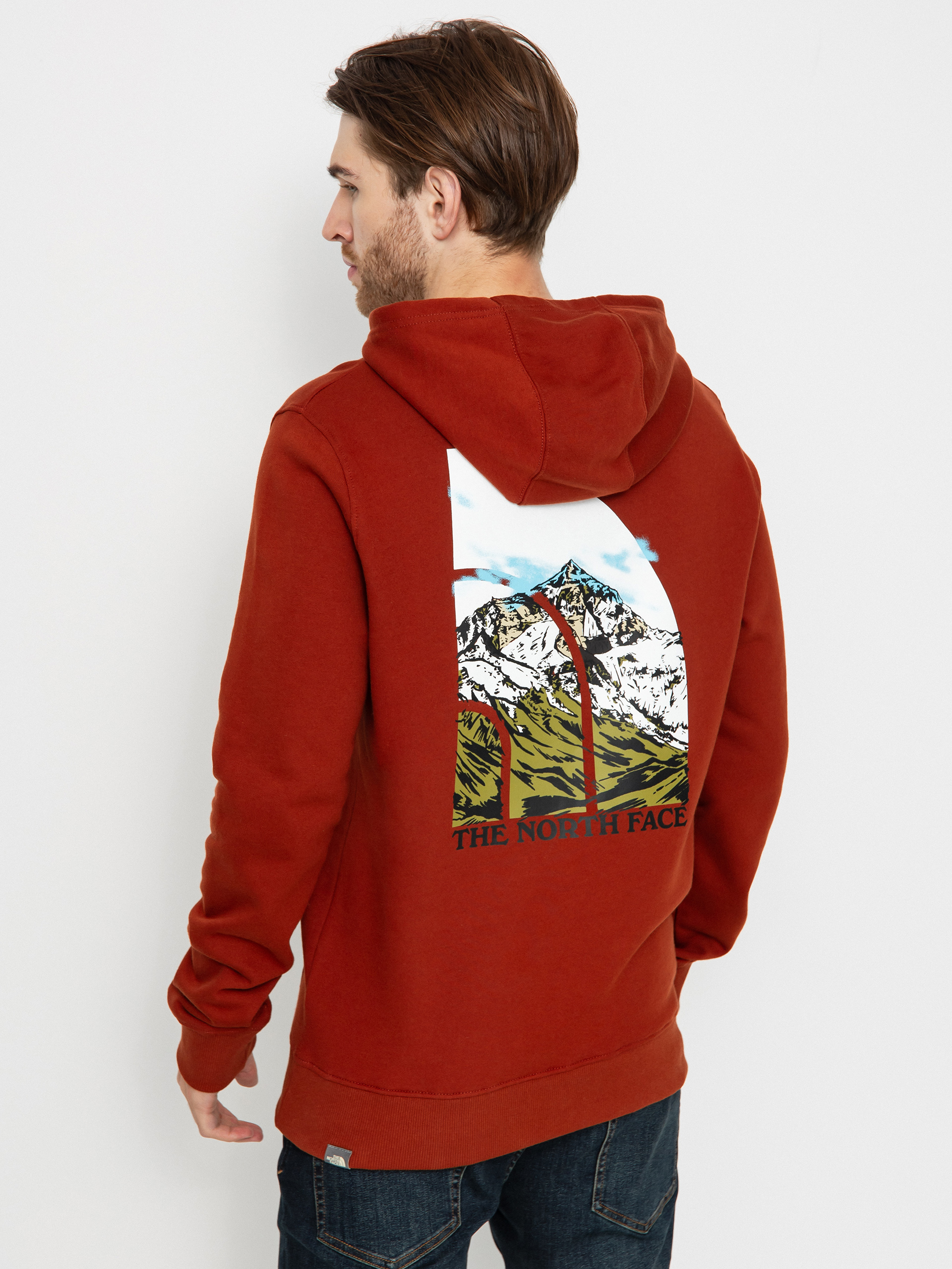 Bluza z kapturem The North Face Seasonal Graphic HD (brandy brown)