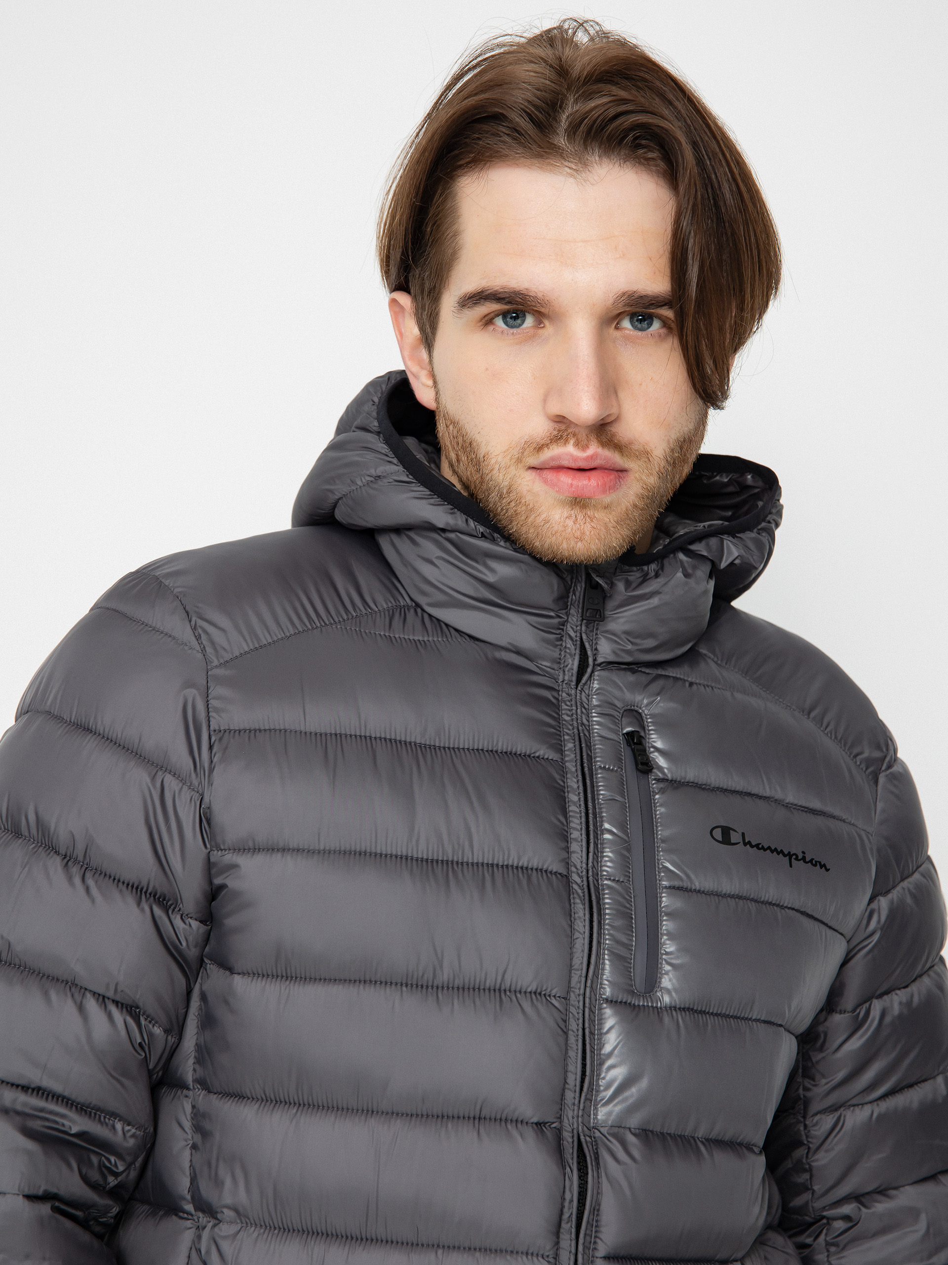 Kurtka Champion Legacy Hooded Jacket 219184 (ebn/nbk)