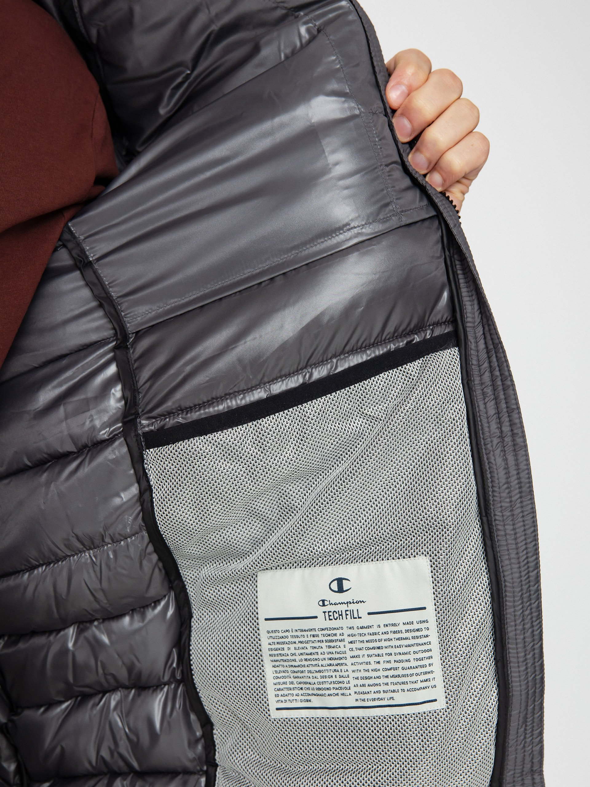 Kurtka Champion Legacy Hooded Jacket 219184 (ebn/nbk)