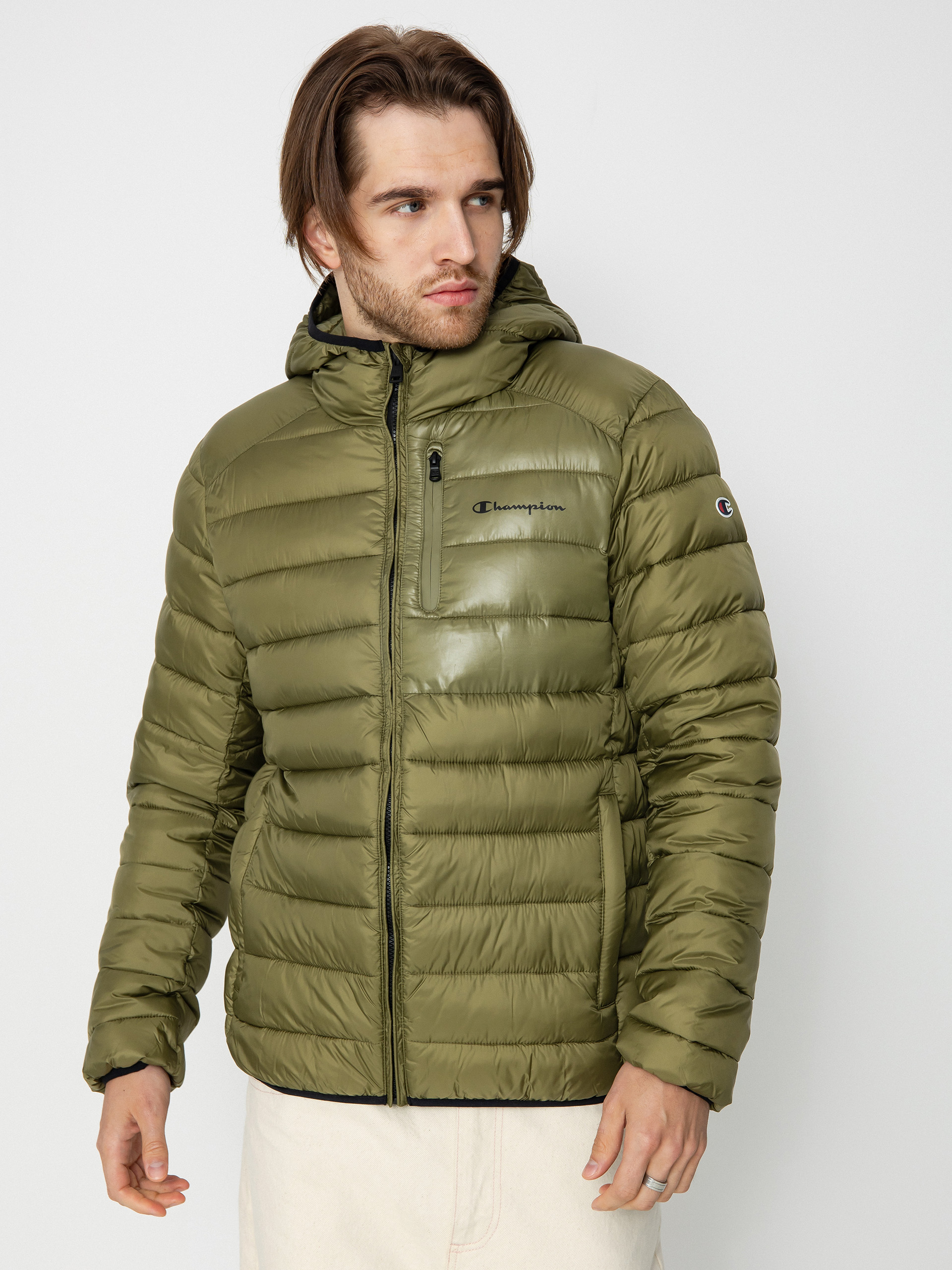 Kurtka Champion Legacy Hooded Jacket 219184 (cpo/nbk)