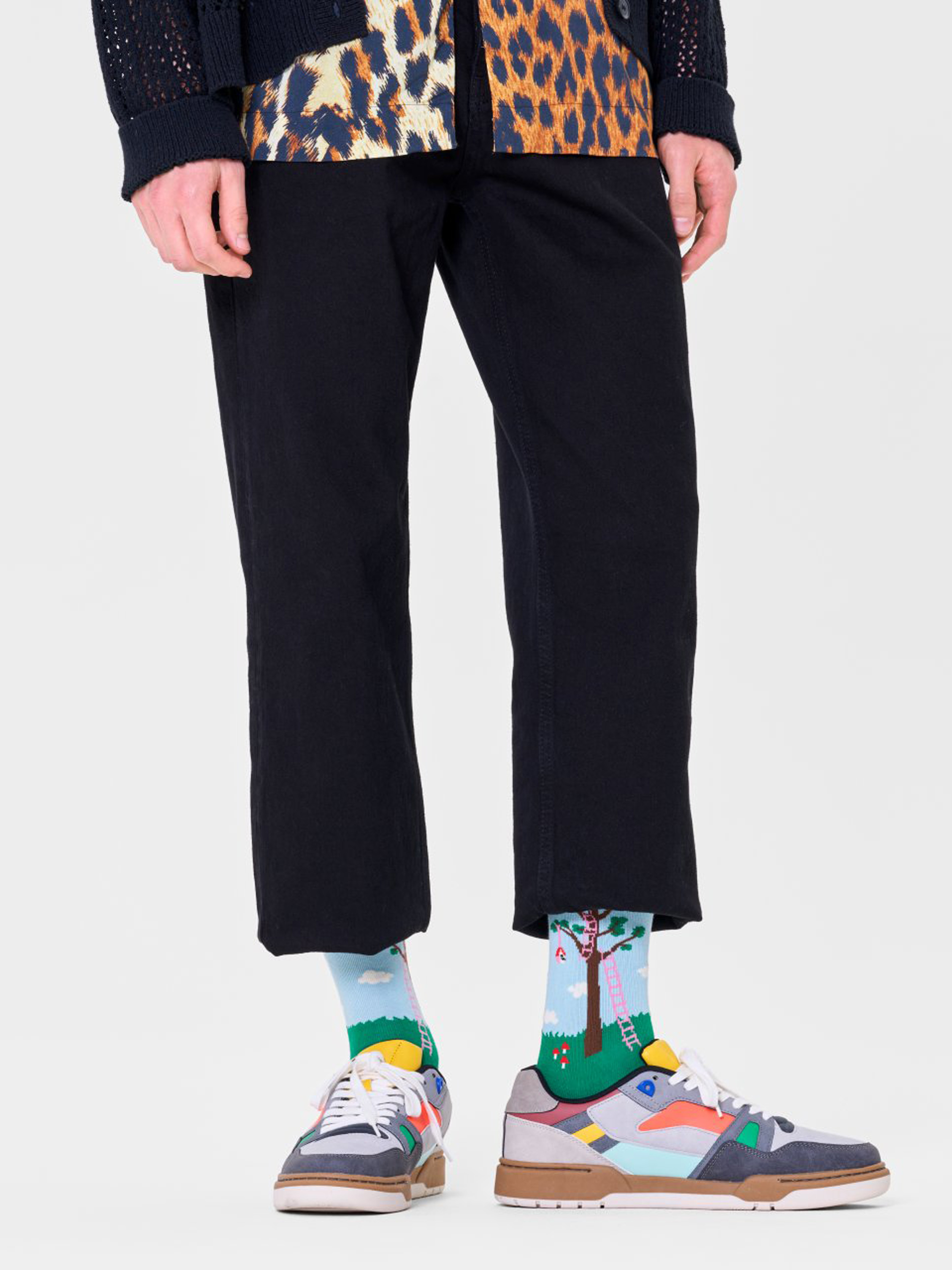 Skarpetki Happy Socks Treehouse (green/blue)