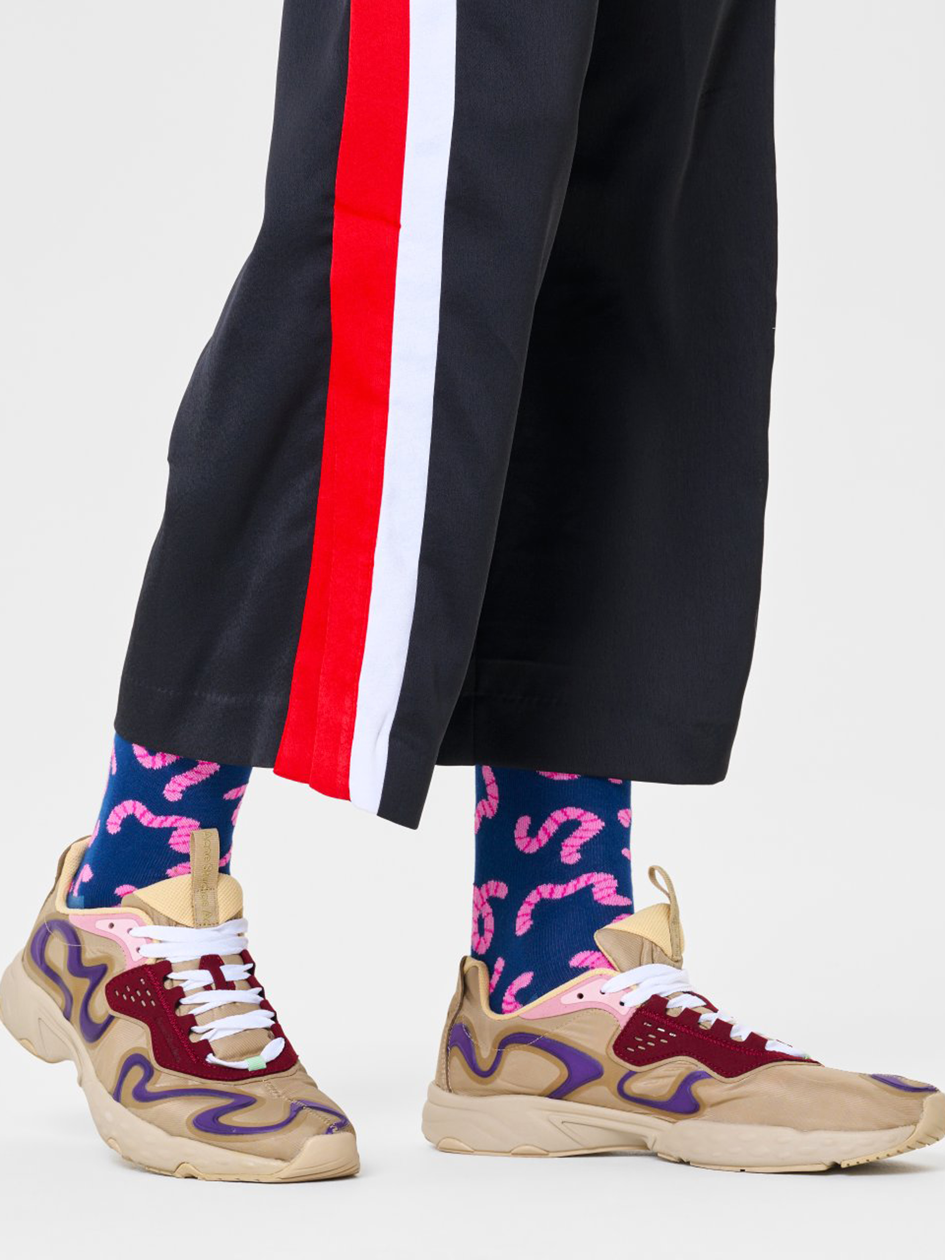 Skarpetki Happy Socks Worm (navy)