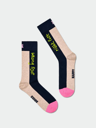 Skarpetki Happy Socks Right Wrong (wall/navy)