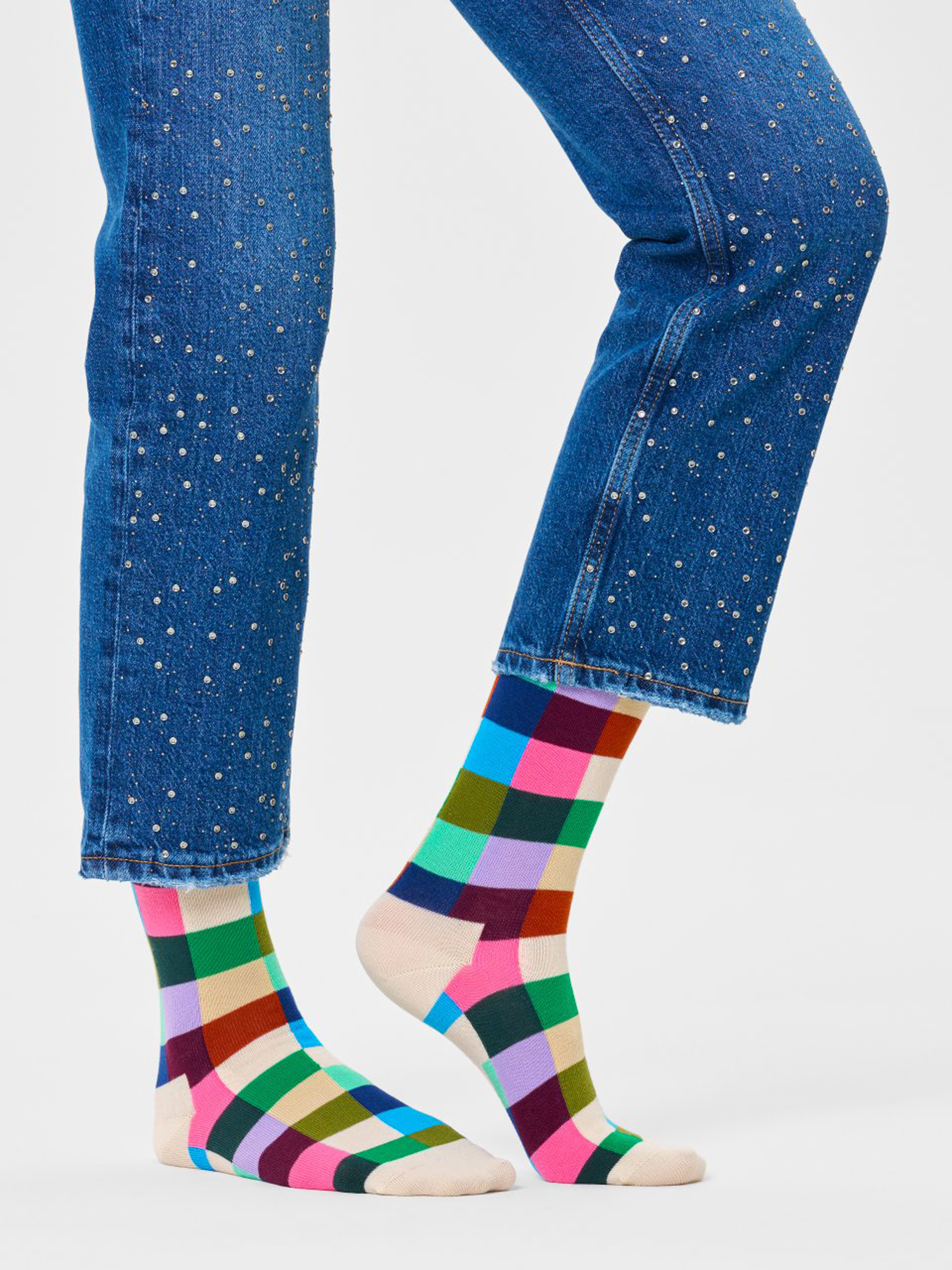 Skarpetki Happy Socks Rainbow Check (multi)