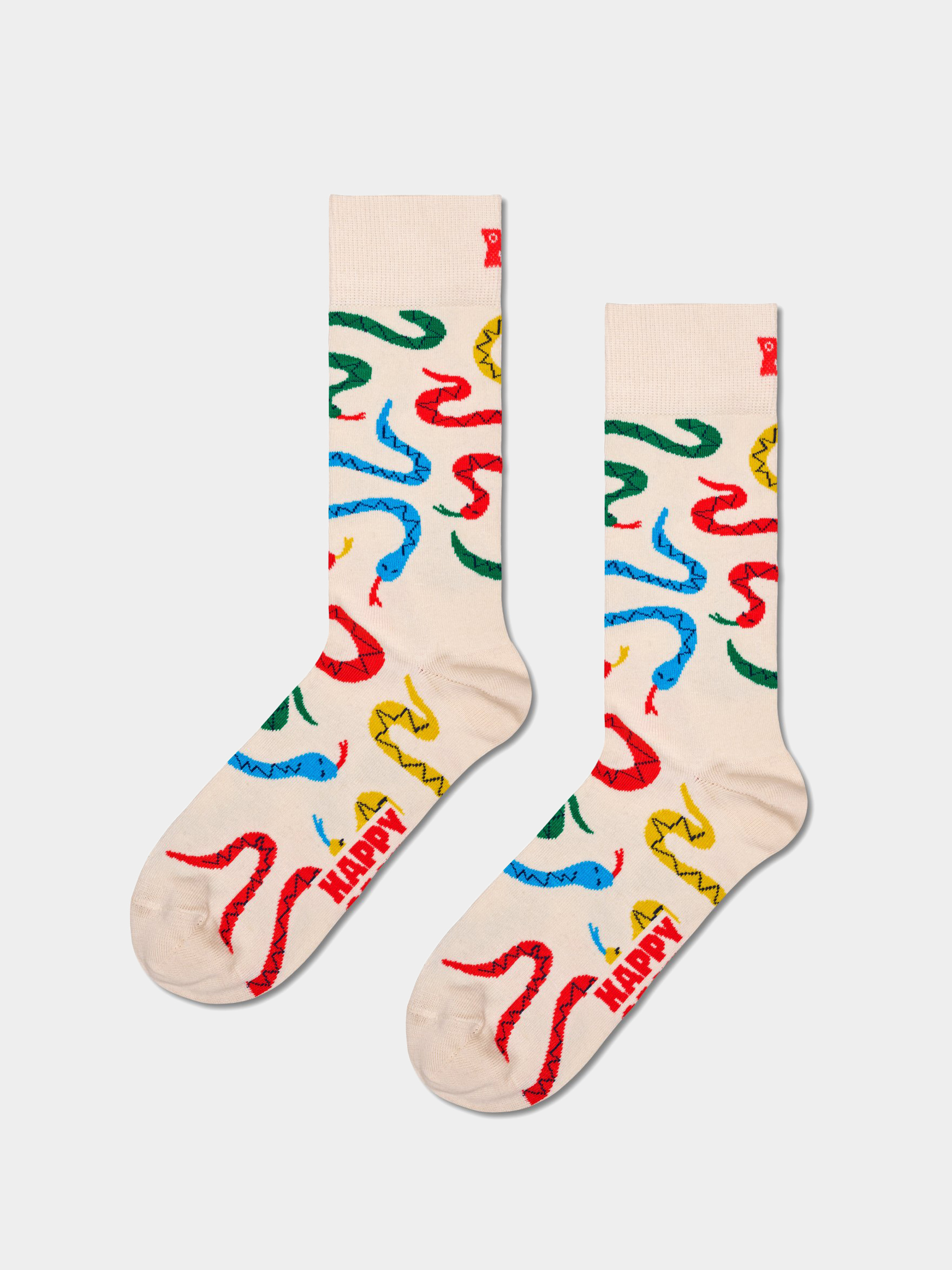 Skarpetki Happy Socks Snakes (white)