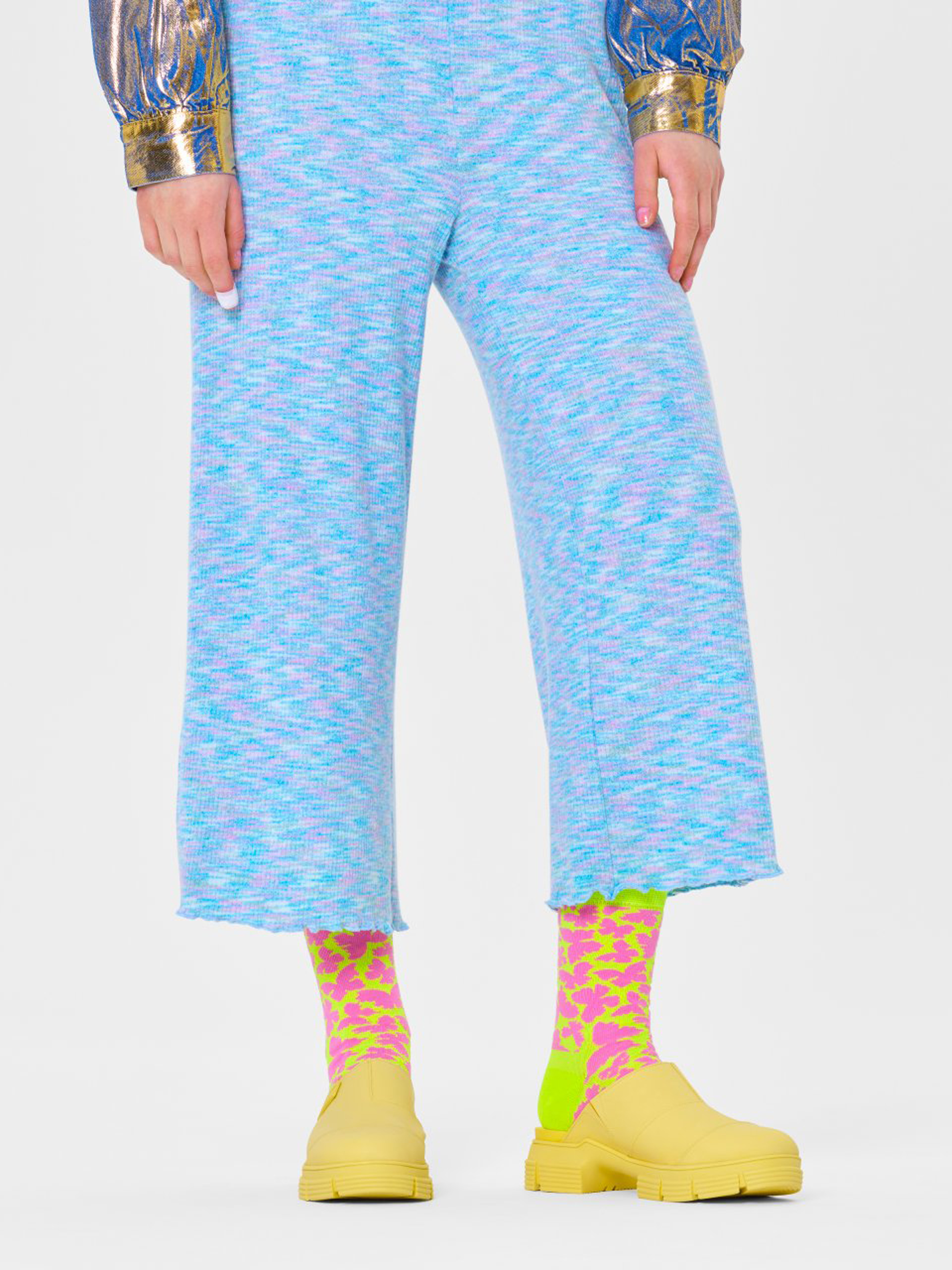 Skarpetki Happy Socks Butterfly (pink neon)