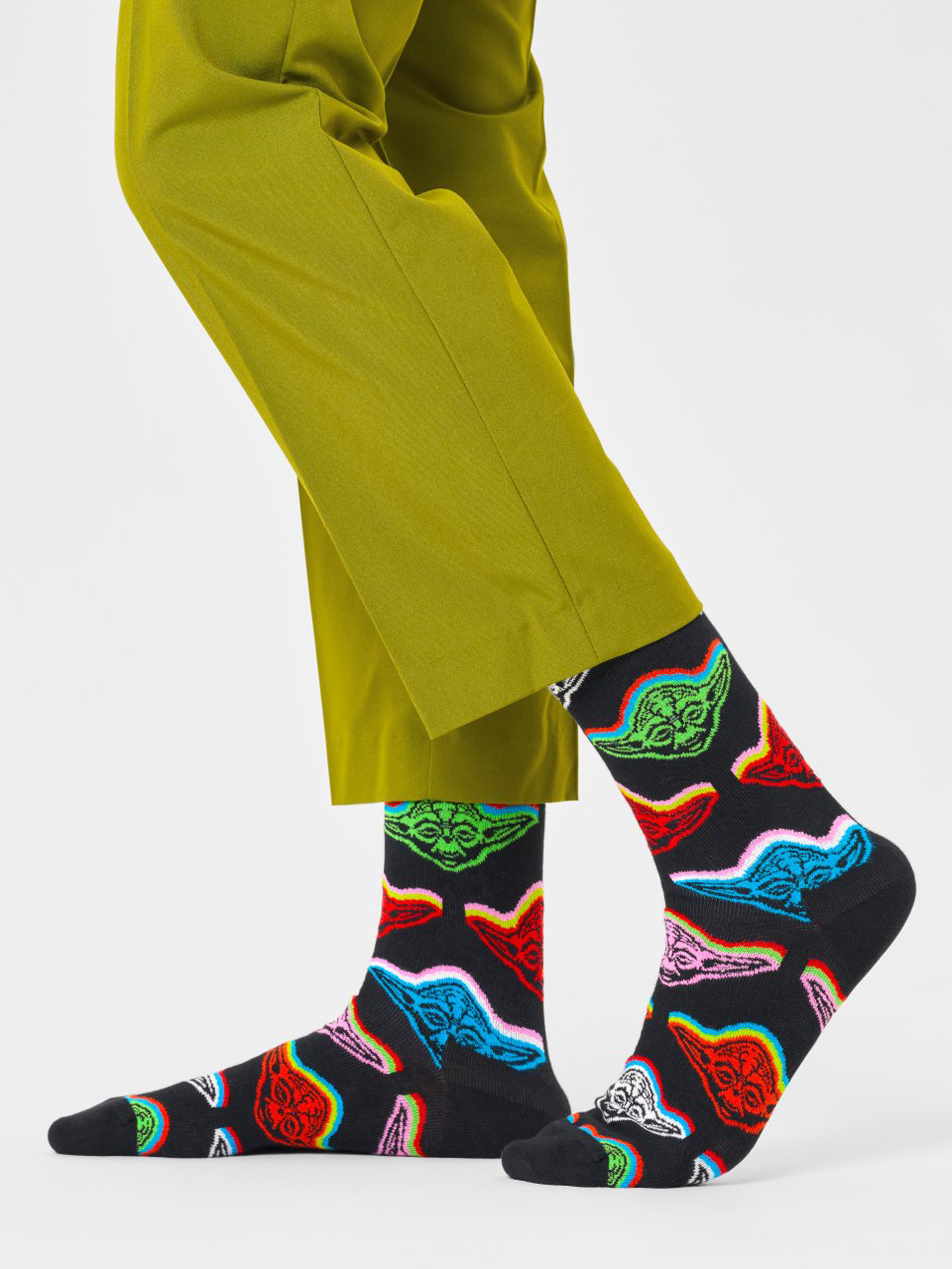 Skarpetki Happy Socks Star Wars™ Yoda (black/multi)