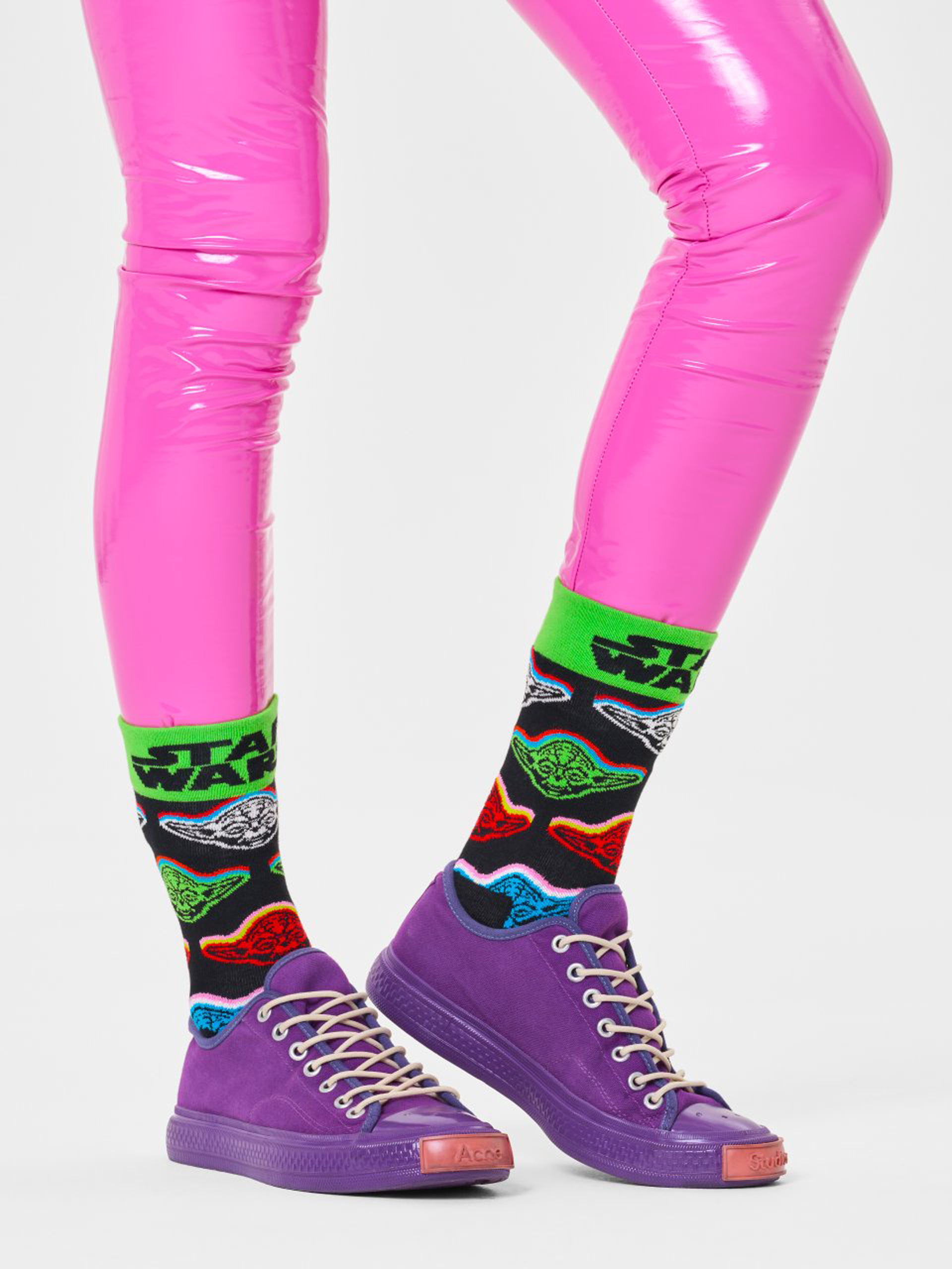 Skarpetki Happy Socks Star Wars™ Yoda (black/multi)