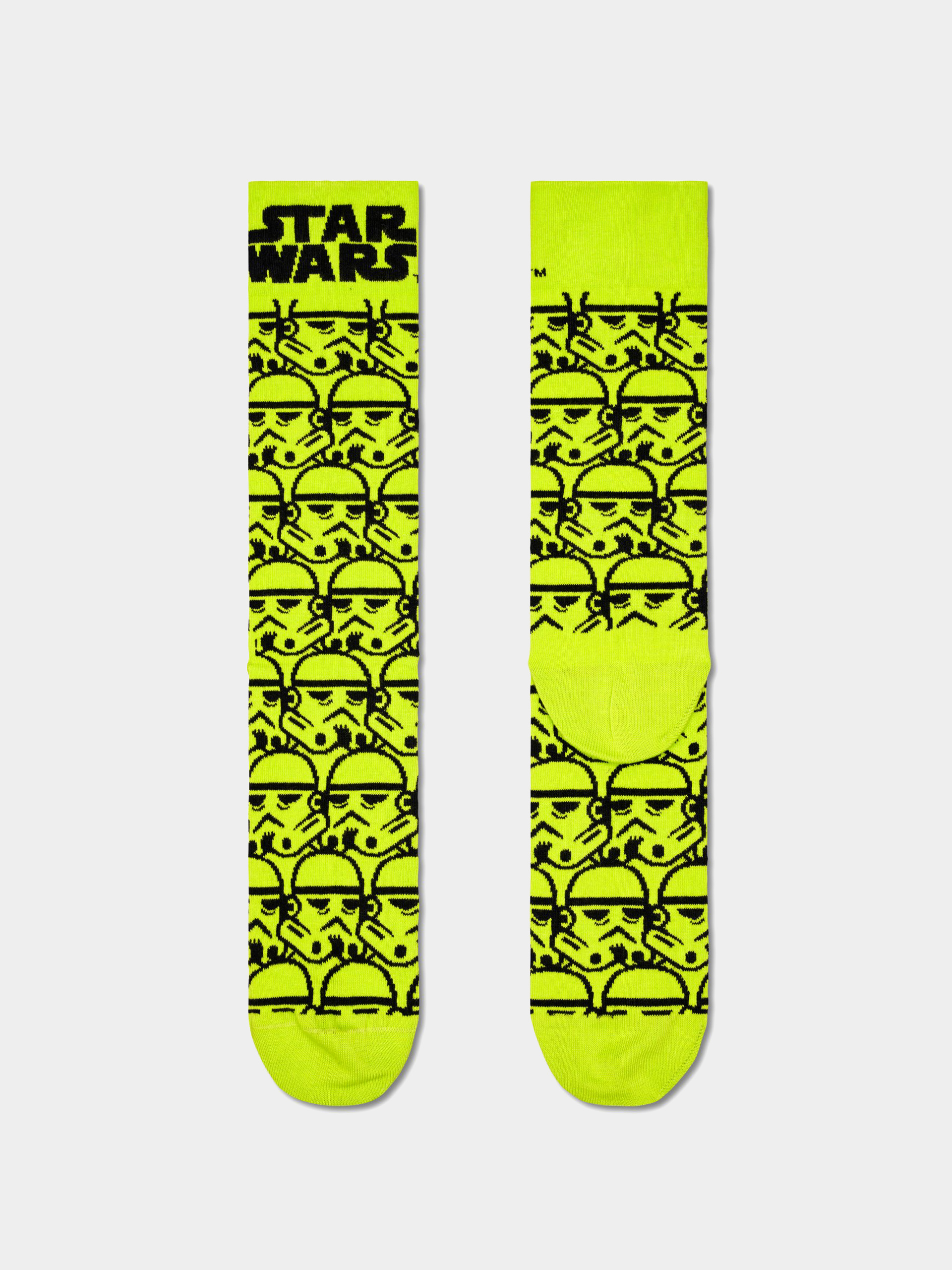 Skarpetki Happy Socks Star Wars™ Storm Trooper (neon yellow)