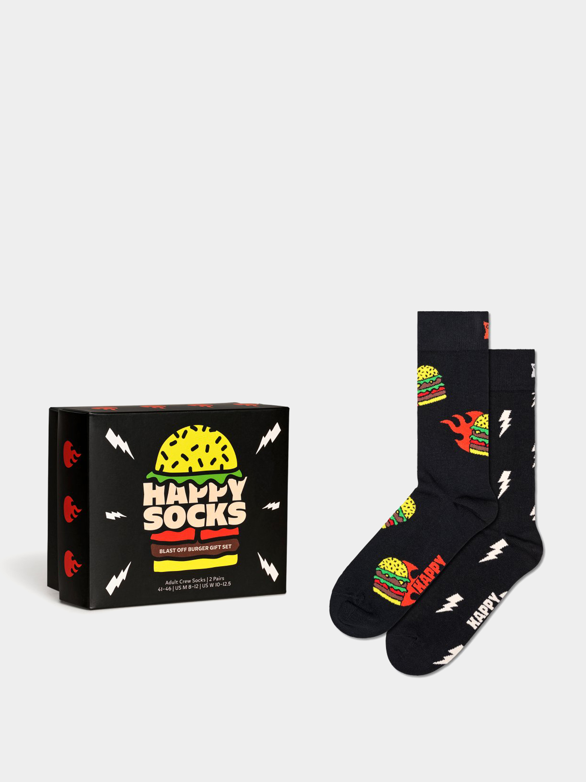 Skarpetki Happy Socks 2 Pack Blast Off Burgers Gift Set (multi)