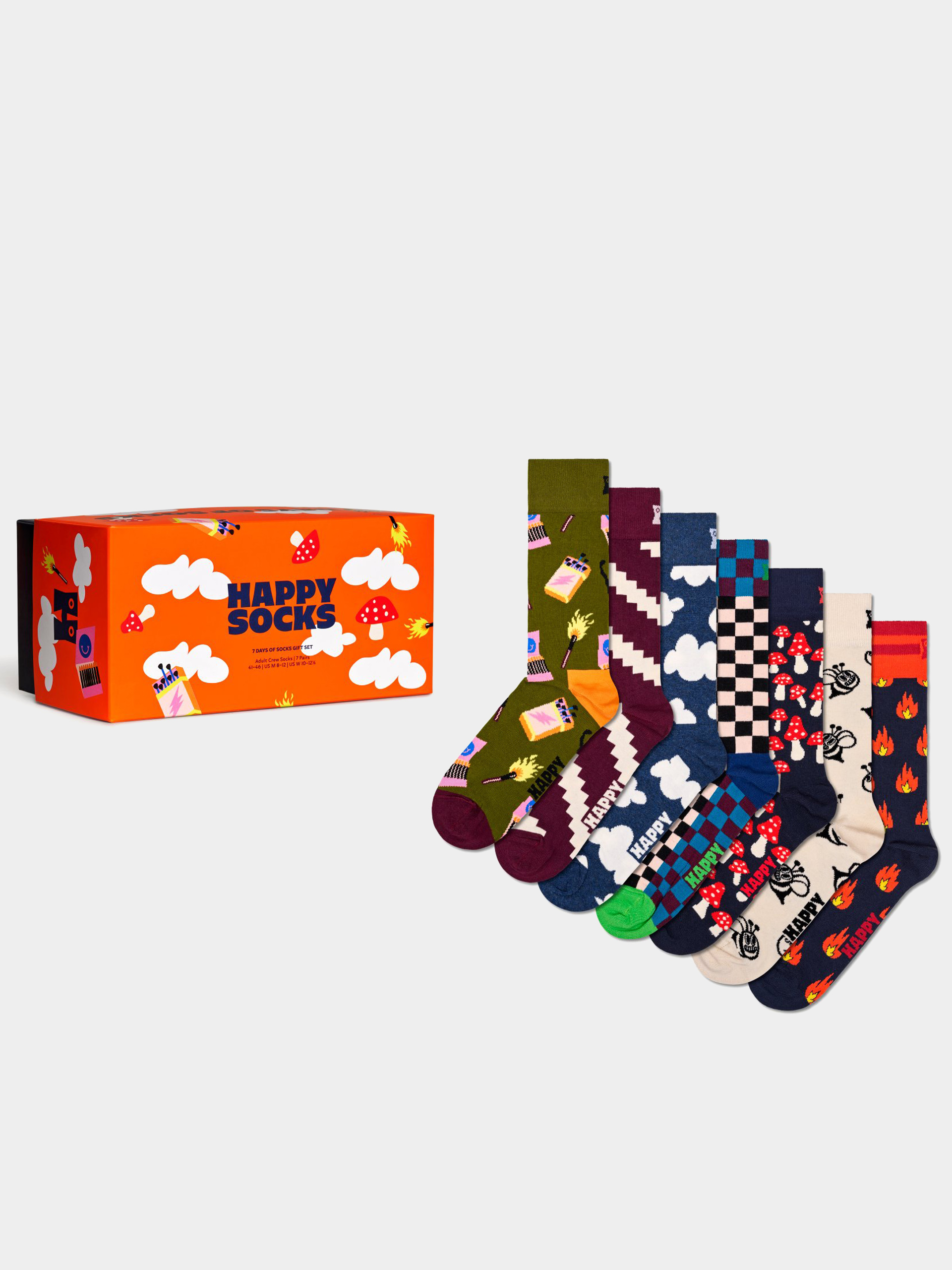 Skarpetki Happy Socks 7 Pack A Wild Weeks Gift Set (multi)