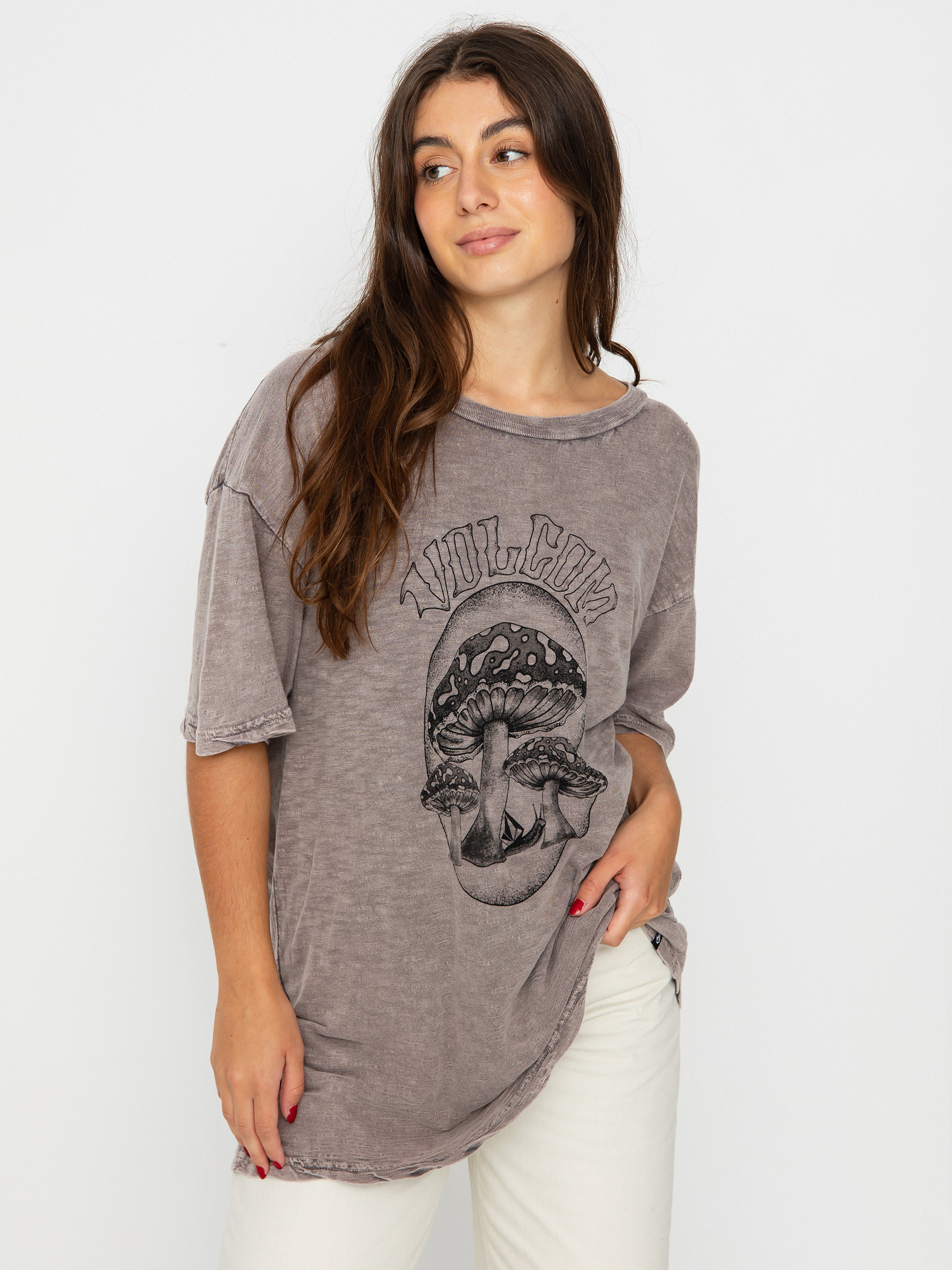 T-shirt Volcom Turnt N Burnt Wmn (slate grey)
